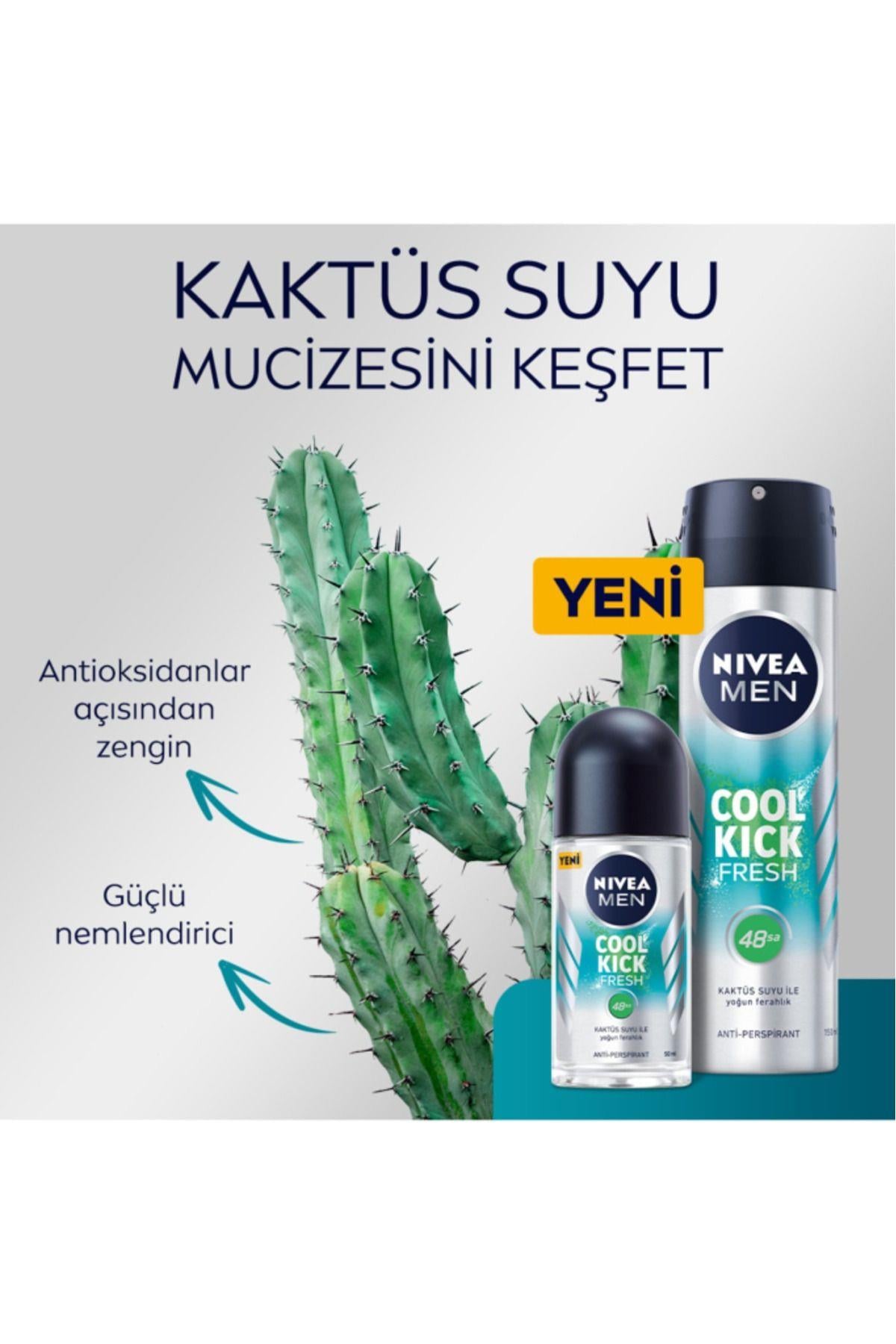 NIVEA Deodorant Sprey Cool Kıck Fresh 150ml Erk