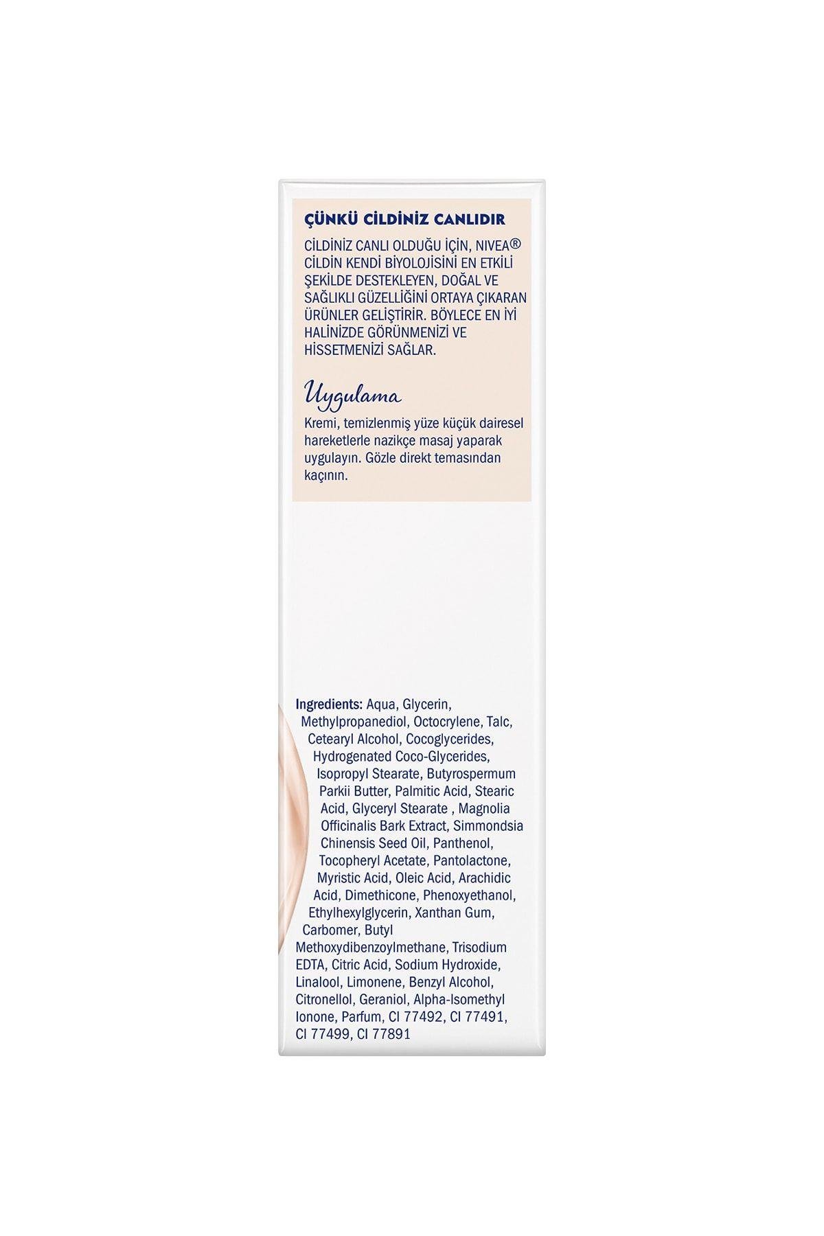 NIVEA Essentials BB Krem,24 Saat Nemlendirme + Işıltı Açık Ton Gündüz Yüz Bakım Kremi 50 ml