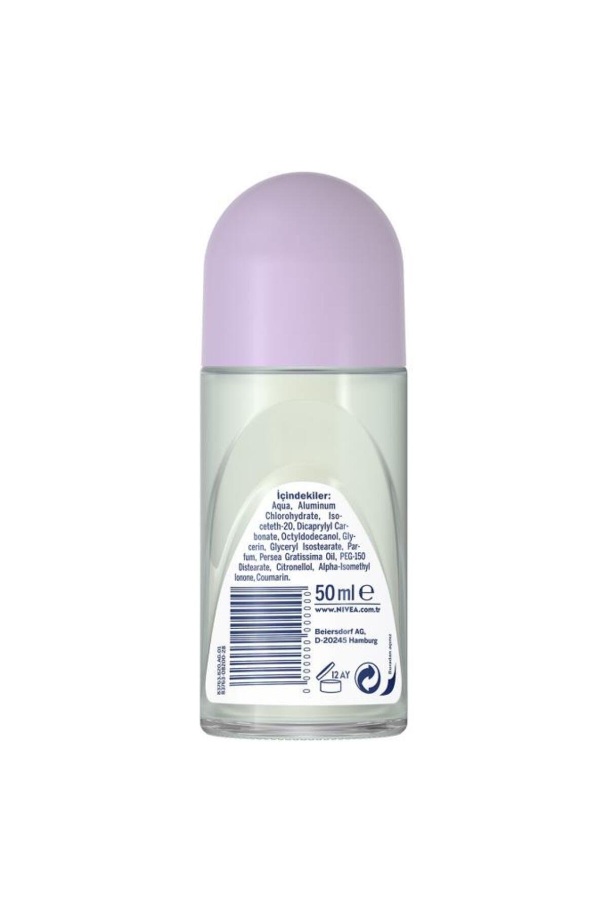 NIVEA Kadın Roll-on Deodorant Double Effect 50ml, Ter Kokusuna Karşı 48 Saat Koruma, Pürüzsüz Koltuk Altı