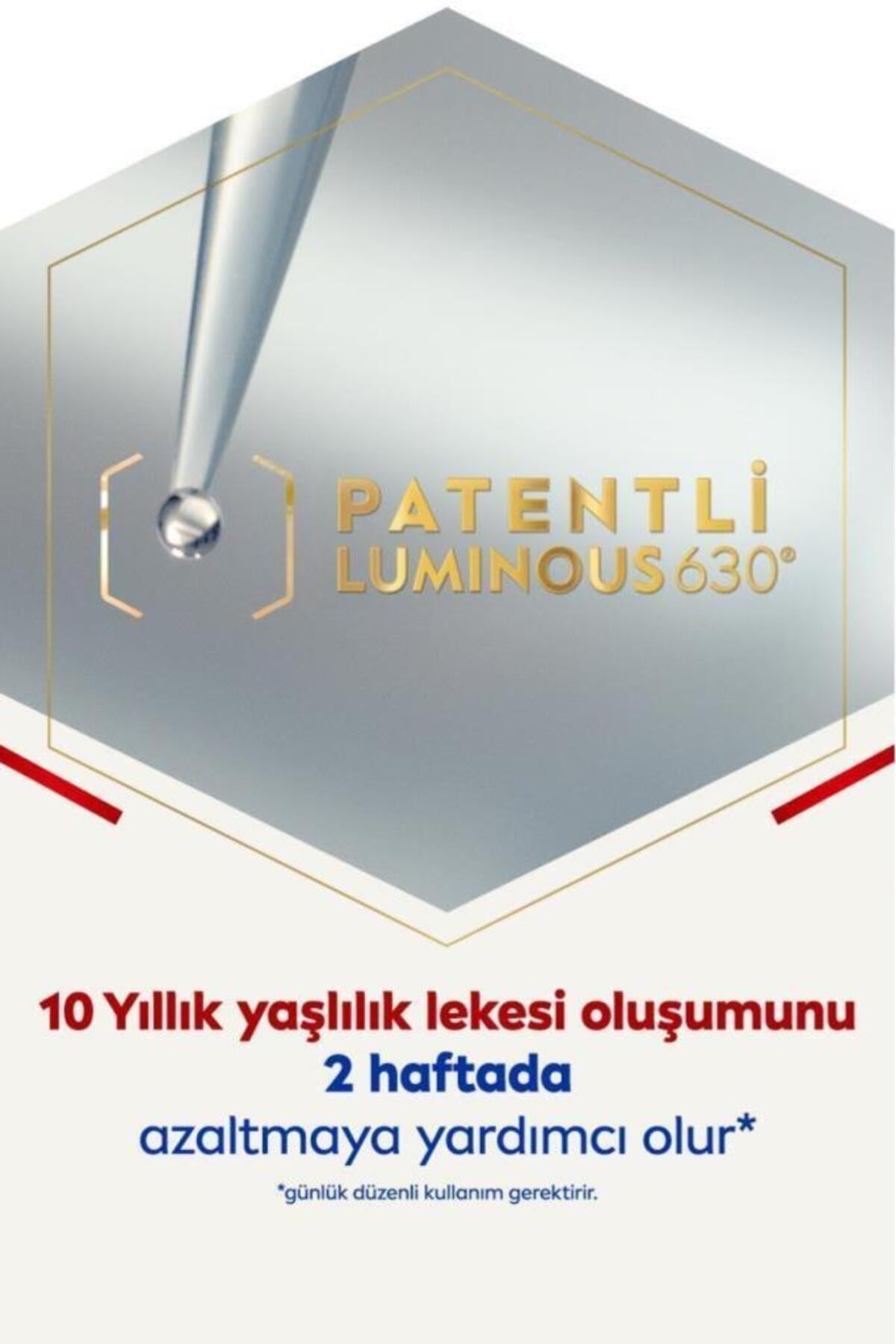 NIVEA Luminous630 Leke Ve Yaşlanma Karşıtı Serum 30ml, Kolajen Tetikleyici, Hyaluronik Asit, Sıkılaştırıcı