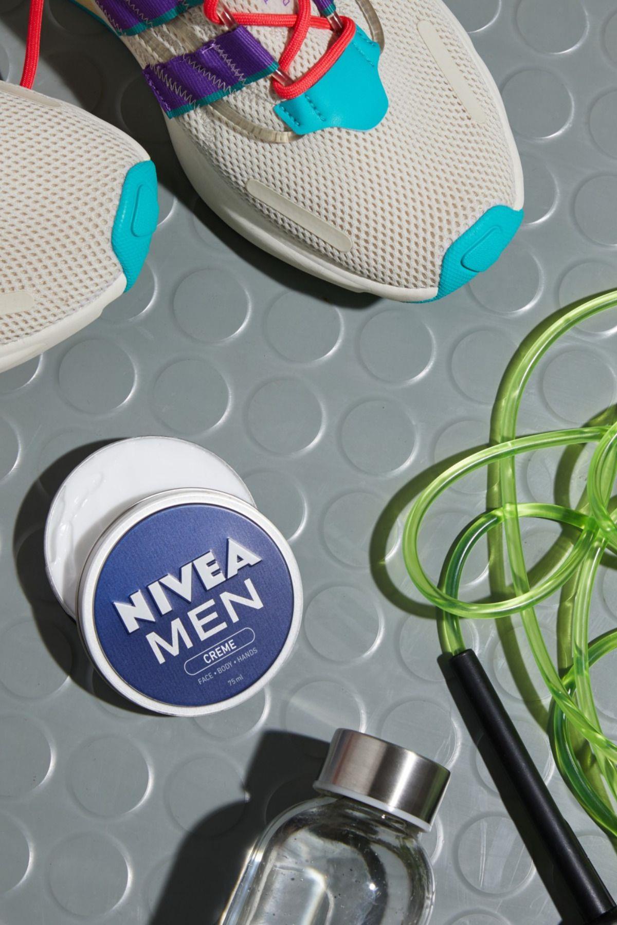 NIVEA MEN Erkek Creme 30ml, Yoğun Nemlendirici, Yağlı ve Yapışkan His Bırakmaz, Hızlı Emilir, El Vücut Yüz