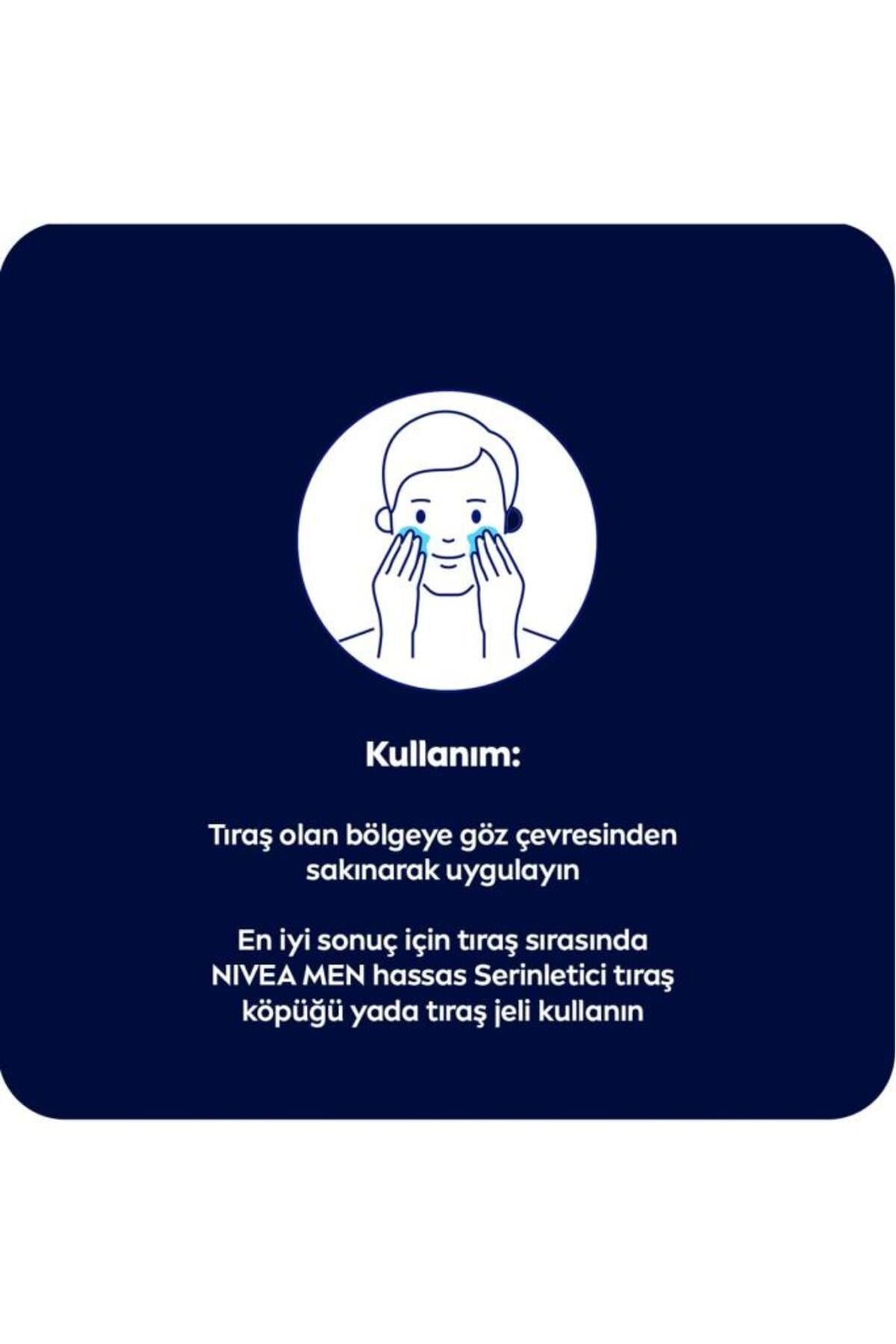 NIVEA Men Erkek Serinletici Tıraş Sonrası Balsam 100ml, Nemlendirici, Ferahlatıcı