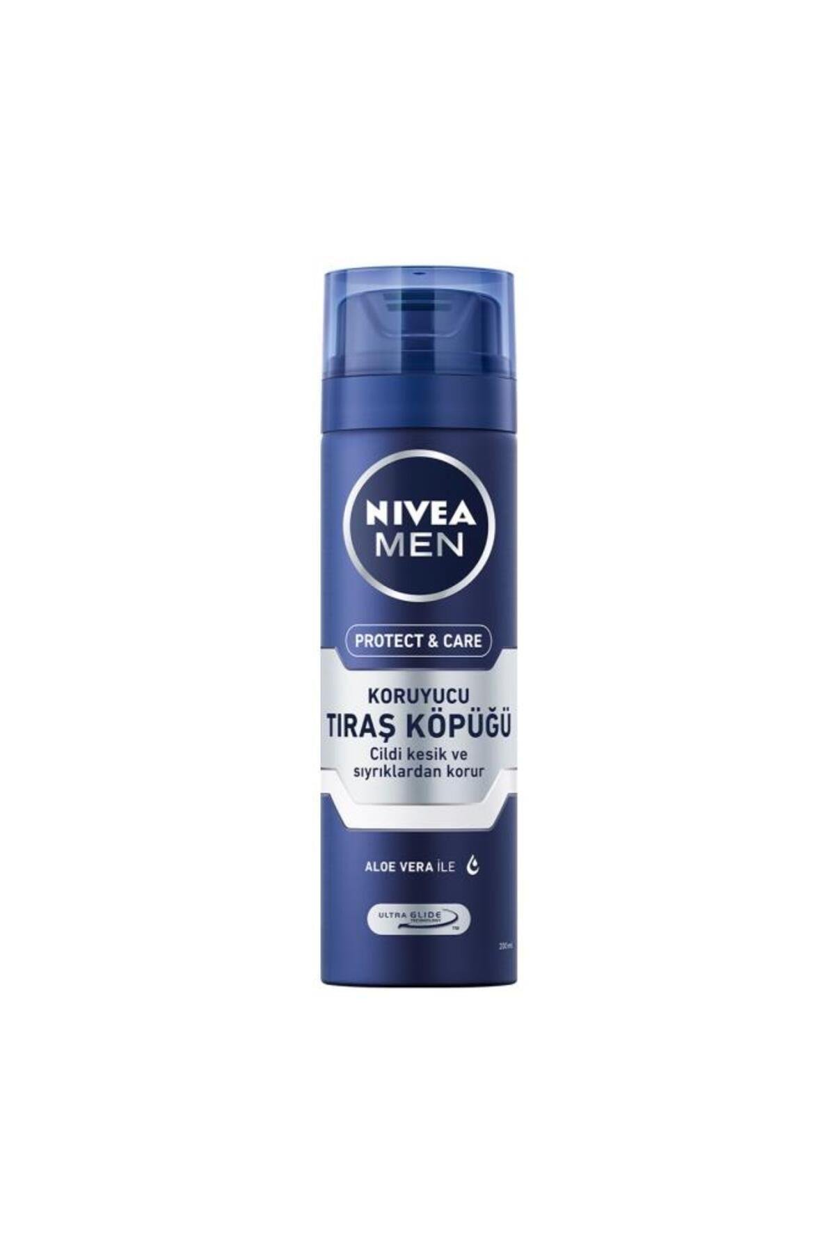 NIVEA Men Protect&care Tıraş Jeli 200 ml Kuru Ciltler Için Pürüzsüz Tıraş