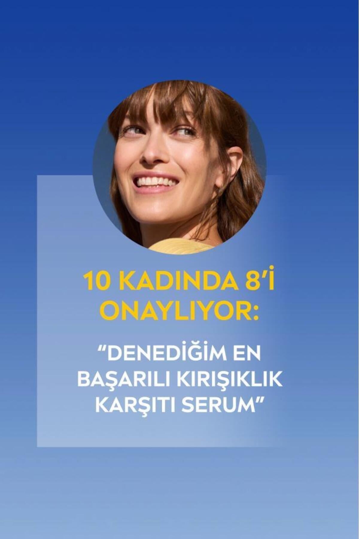 NIVEA Q10 Kırışıklık Karşıtı Çift Etkili Cilt Serumu 30ml, Saf Q10, Şeker Sebepli Kırışıklık Önleyici