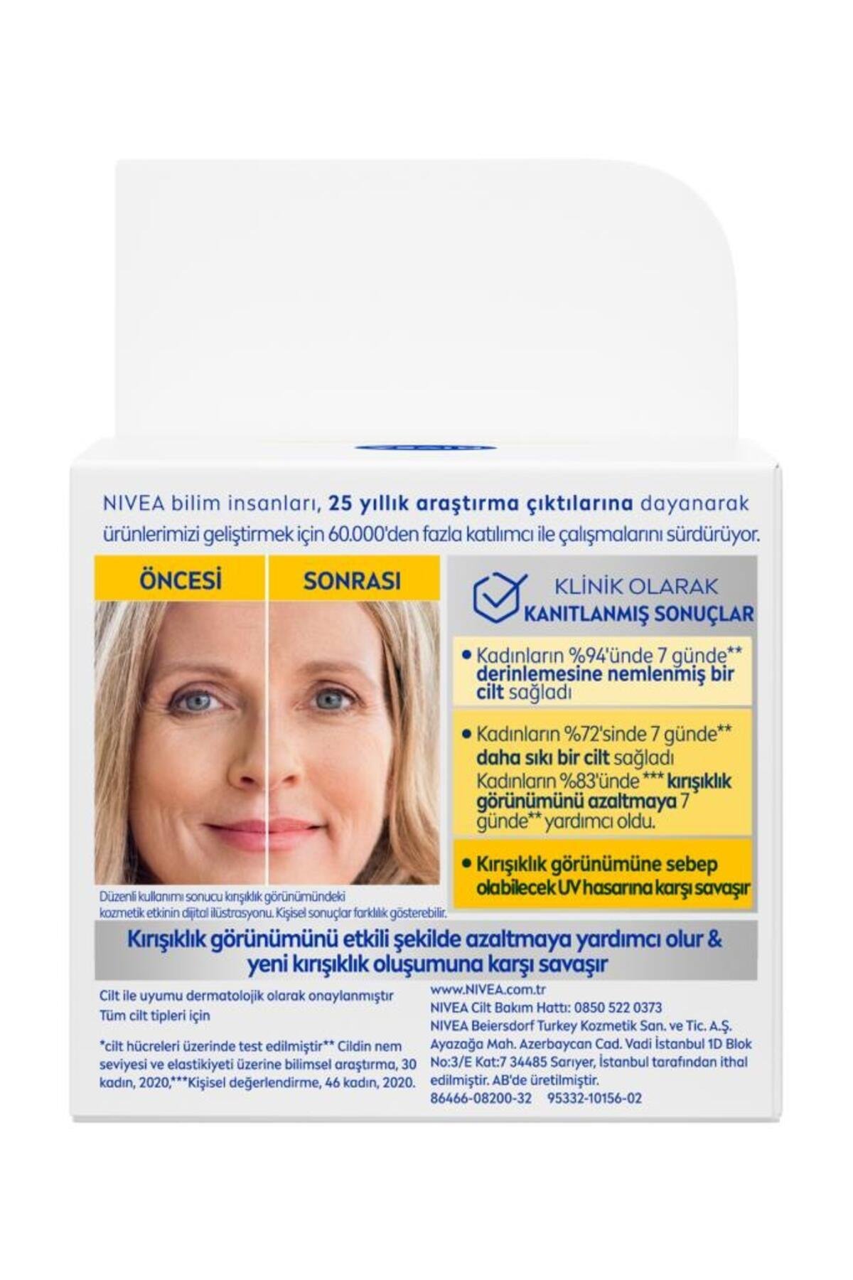 NIVEA Q10 Power Kırışıklık Karşıtı Sıkılaştırıcı Gündüz Yüz Bakım Kremi 50ml, SPF30, Keratin, Hyaluron