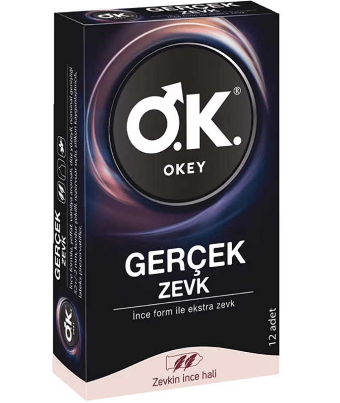 Okey Gerçek Zevk 12 li Prezervatif