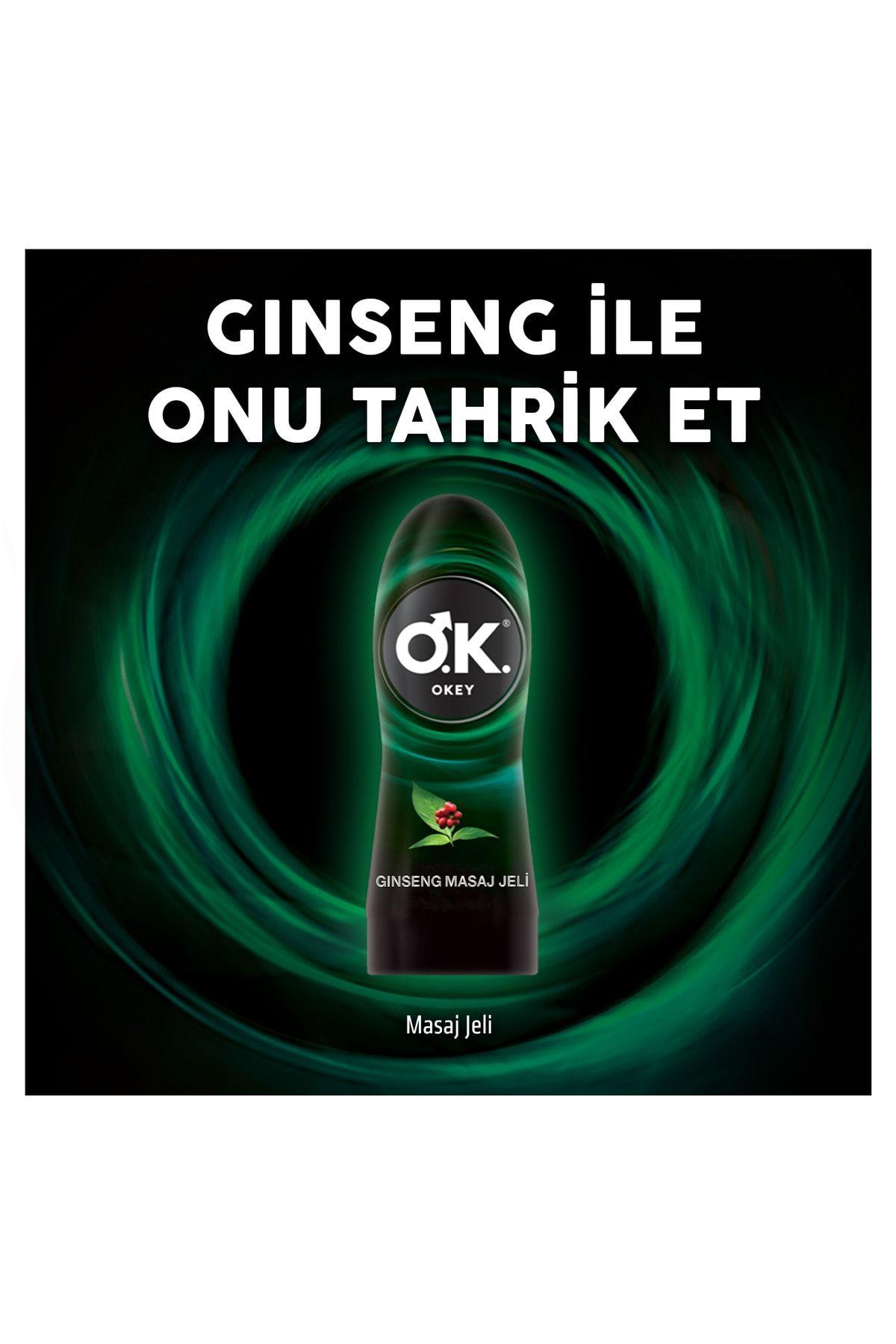 Okey Ginseng Masaj Jeli 200 ml