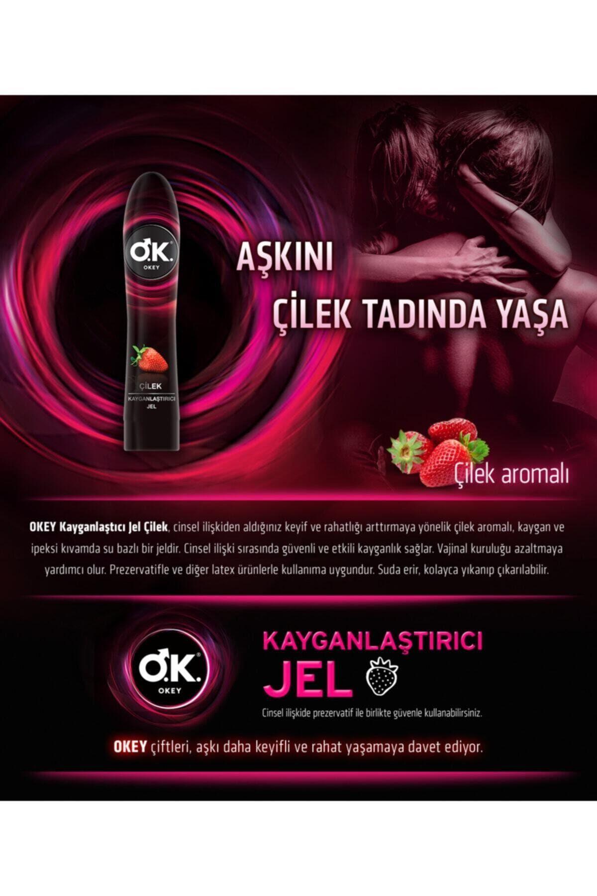 Okey Kayganlaştırıcı Jel Çilek