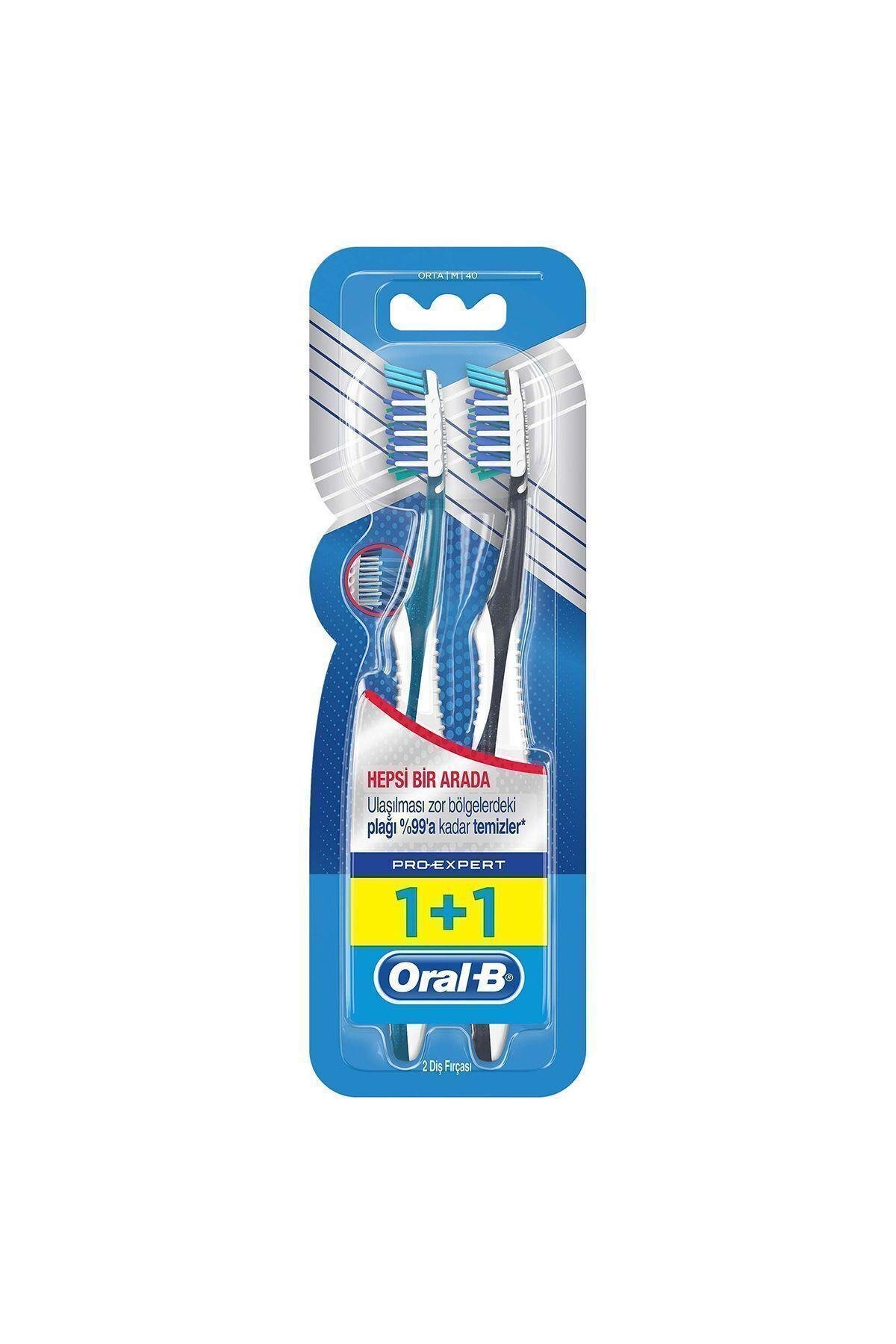 Oral-B Pro-expert Diş Fırçası 40 Orta 1 Alana 1 Bedava Paketi
