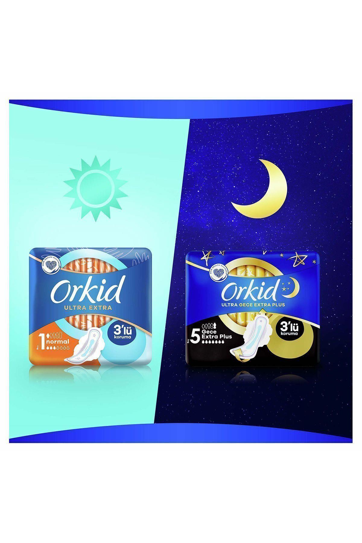 Orkid Ultra Extra Hijyenik Ped Normal Tekli Paket 8 Ped