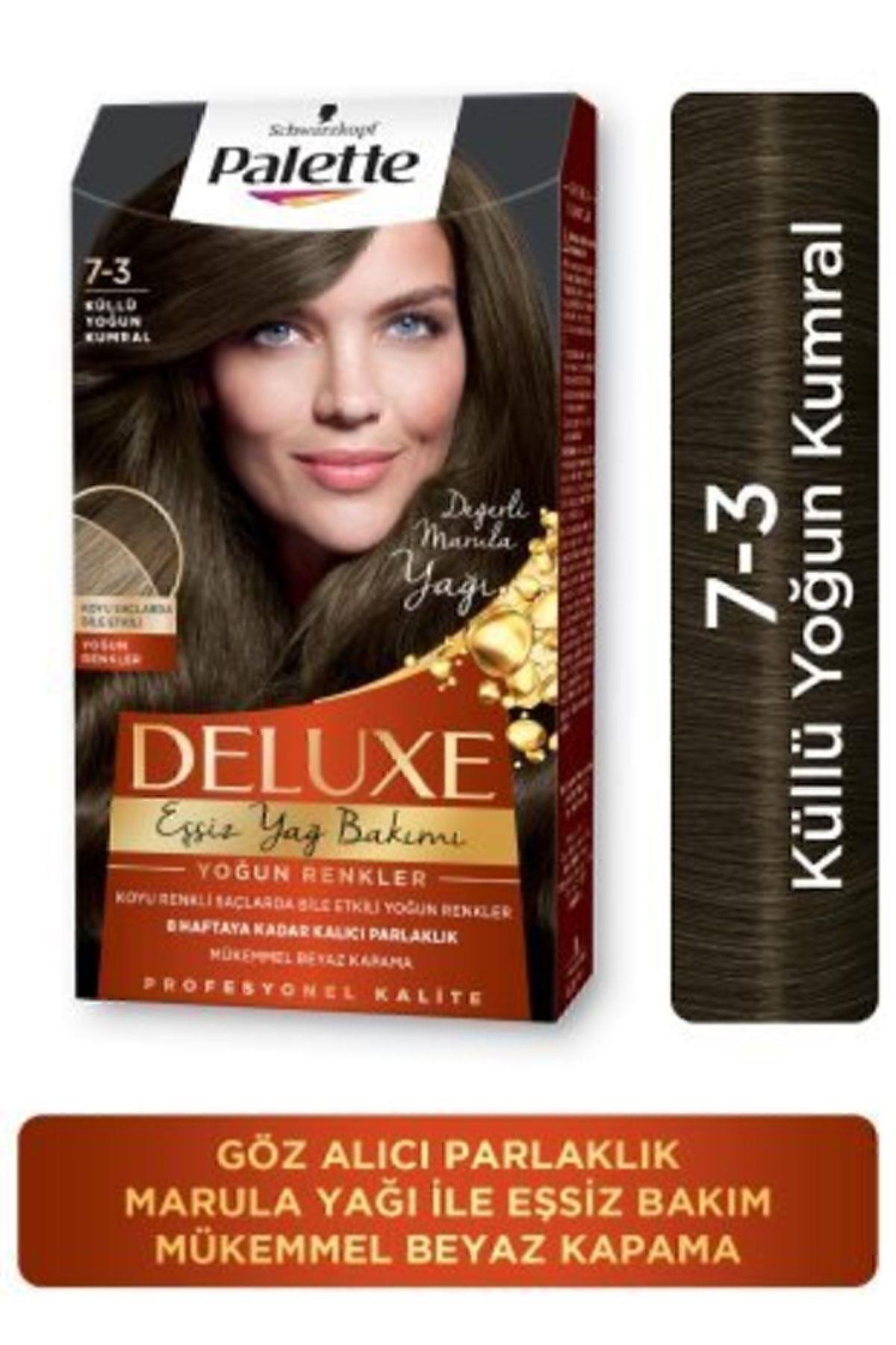 Palette Deluxe Yoğun Renkler 7-3 Küllü Yoğun Kumral
