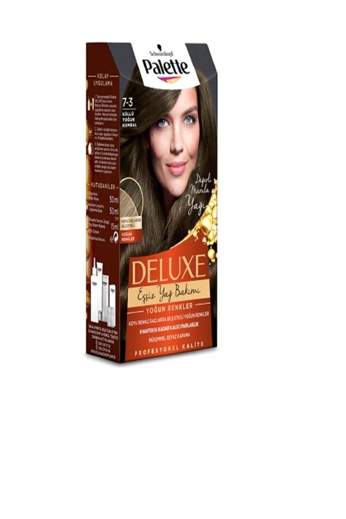 Palette Deluxe Yoğun Renkler 7-3 Küllü Yoğun Kumral