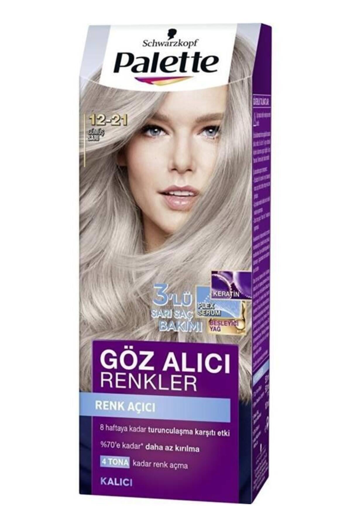 Palette Göz Alıcı Renkler 12/21 Gümüş Sarı