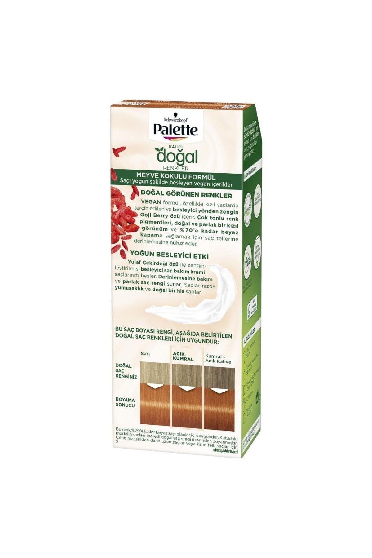 Palette Kalıcı Doğal Renkler Set Boya 8-77 Tarçın Bakır