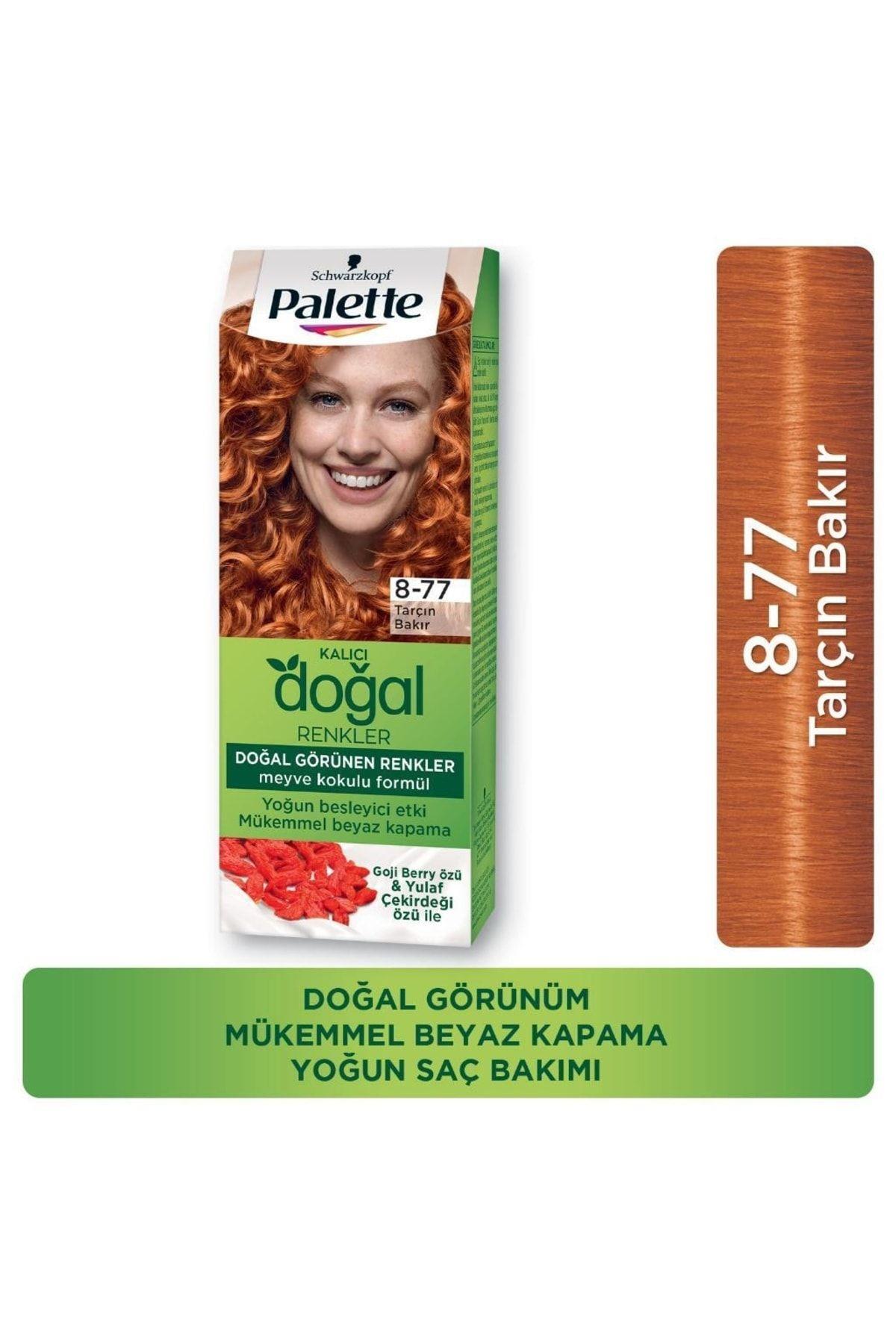 Palette Kalıcı Doğal Renkler Set Boya 8-77 Tarçın Bakır