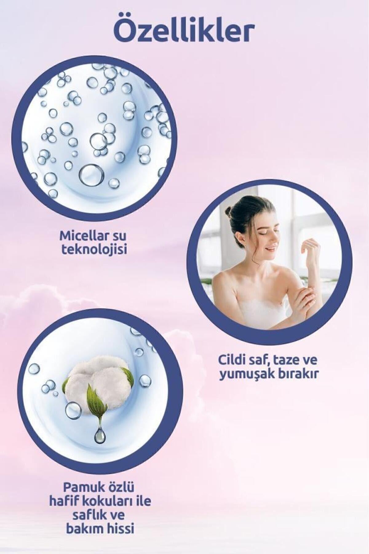 Palmolive Micellar Care Pamuk Özlü Micellar Su ile Banyo ve Duş Jeli 500 ml