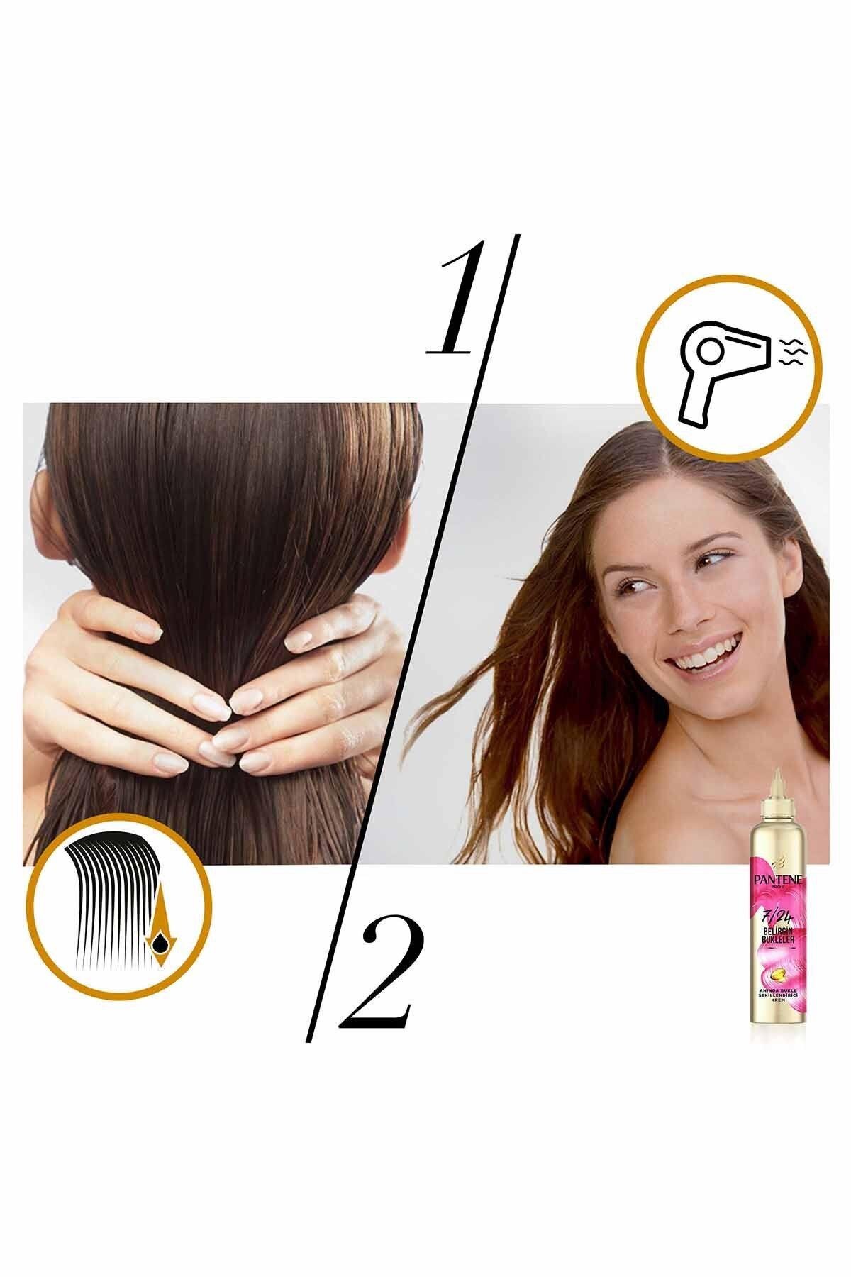 Pantene 7/24 Saç Bakım Kremi Anında Bukle Şekillendirici 300 ml