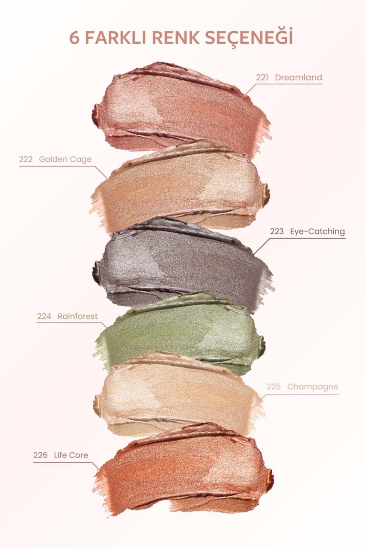 Pastel Glow Liquid Eyeshadow - Likit Far 225 Champagne