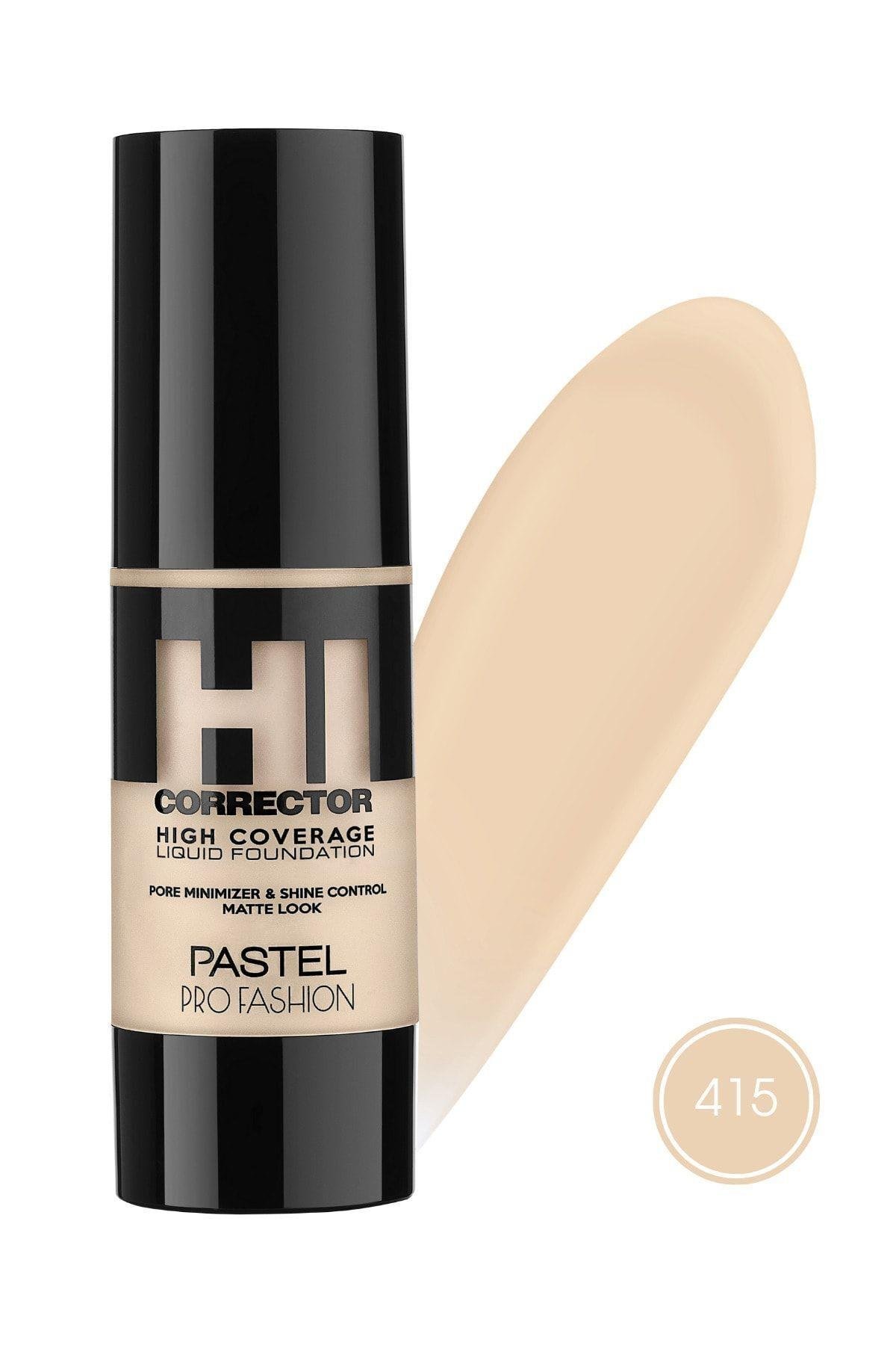 Pastel High Coverage Liquid Foundation - Likit Fondöten 415