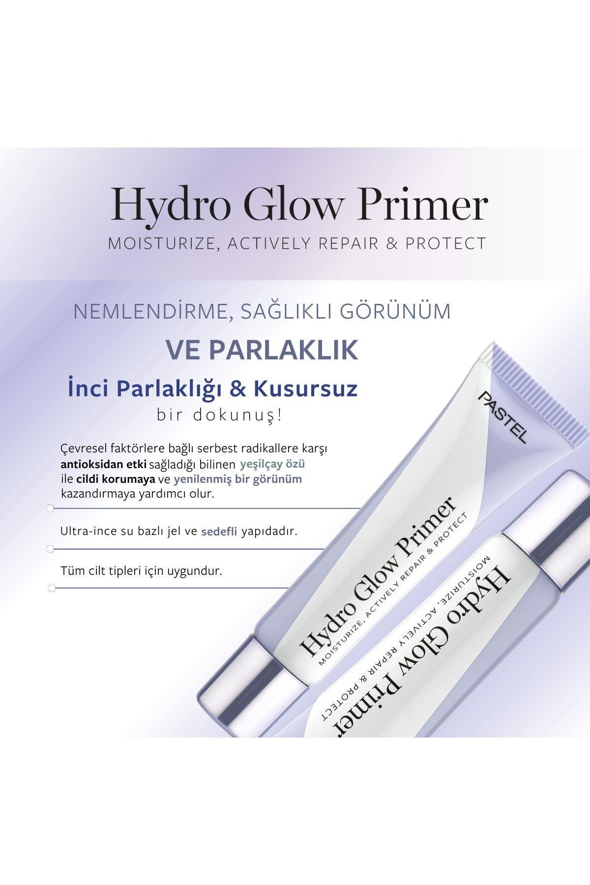 Pastel Hydro Glow Primer - Aydınlatıcı Ve Nemlendirici Makyaj Bazı