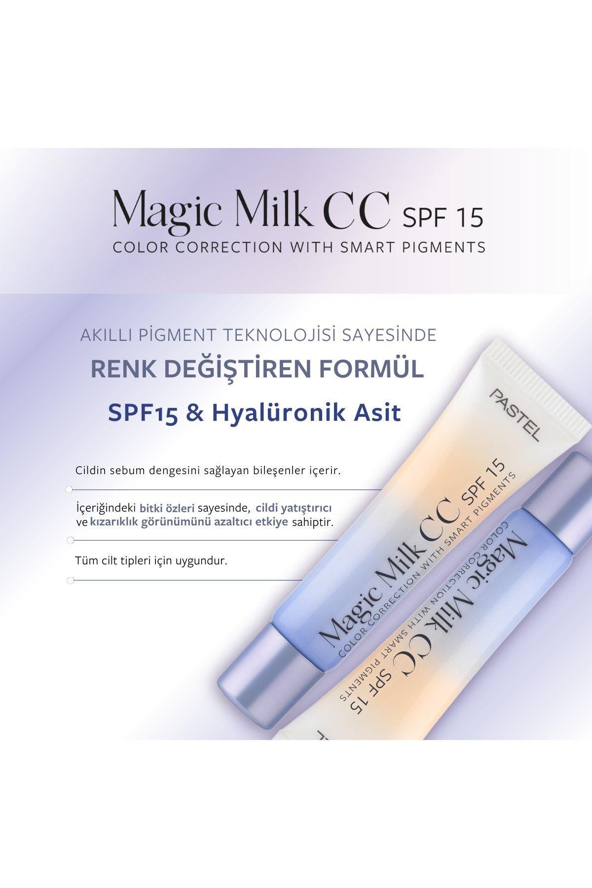 Pastel Magic Milk Cc Spf 15 - Cilt Tonu Eşitleyici Spf 15 Cc Krem 51 Medium Deep