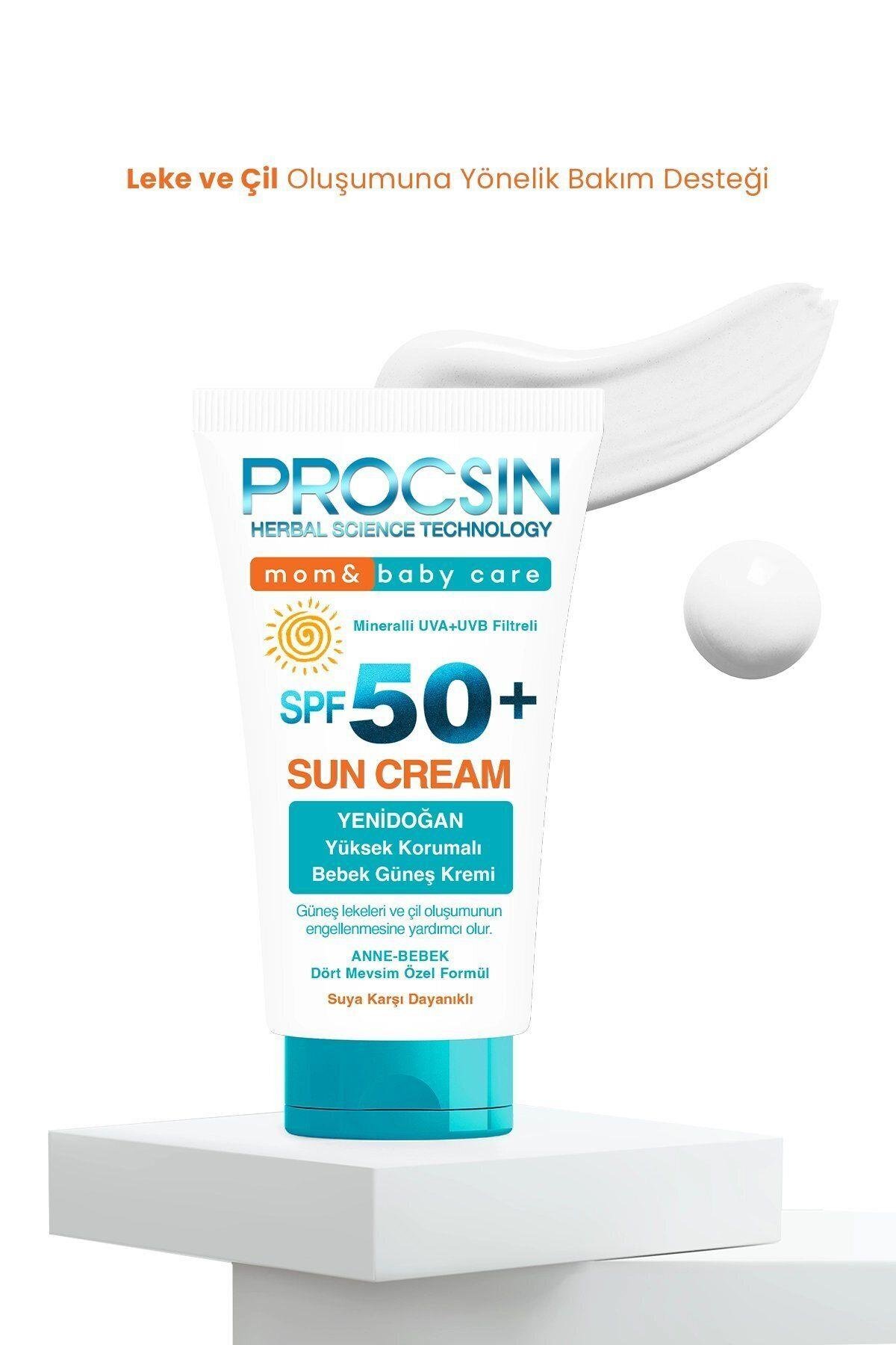 PROCSIN Baby Yüksek Uv Korumalı Bebek ve Çocuk SPF50+ Güneş Kremi 50 ML