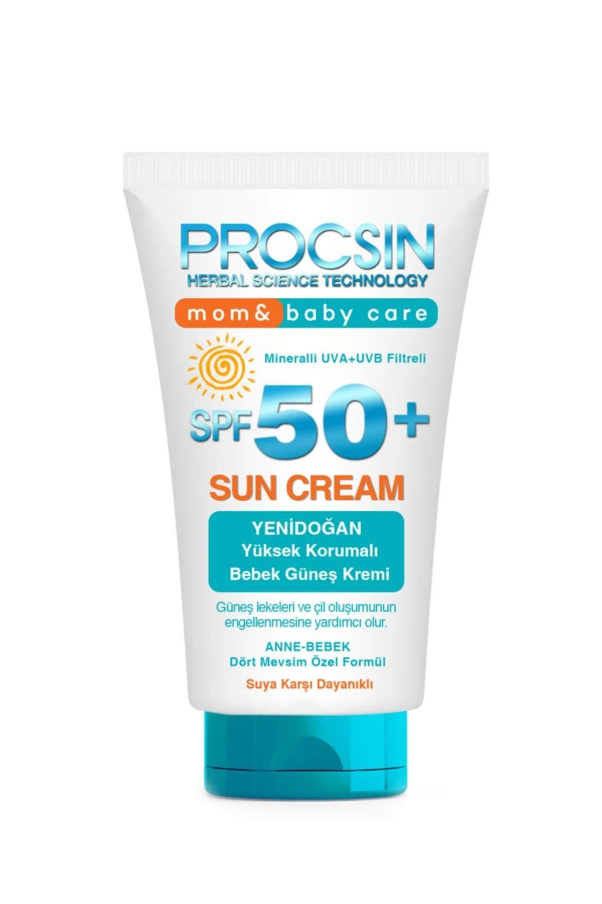 PROCSIN Baby Yüksek Uv Korumalı Bebek ve Çocuk SPF50+ Güneş Kremi 50 ML