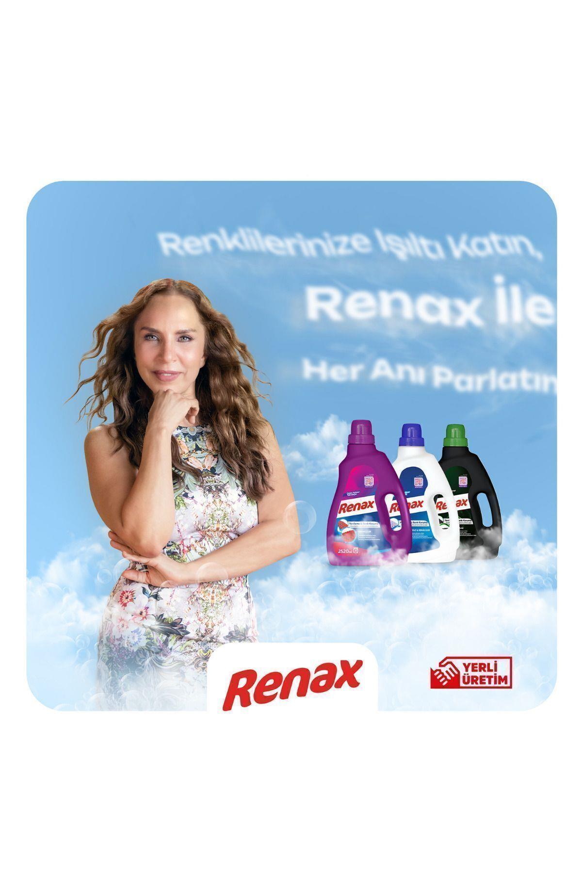 RENAX Sıvı Çamaşır Deterjanı Renkliler Ve Beyazlar Için 2520 ml
