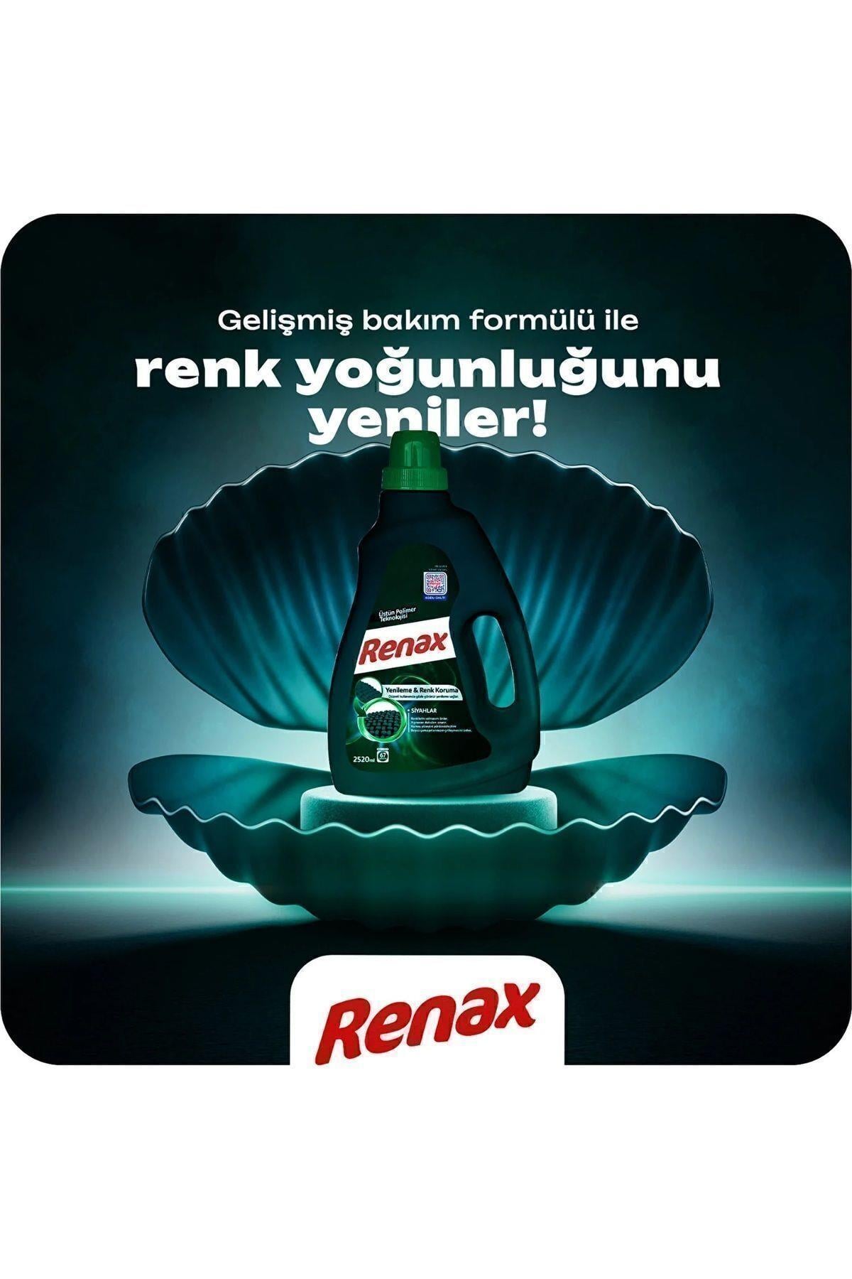 RENAX Sıvı Çamaşır Deterjanı Siyahlar 2520 ml