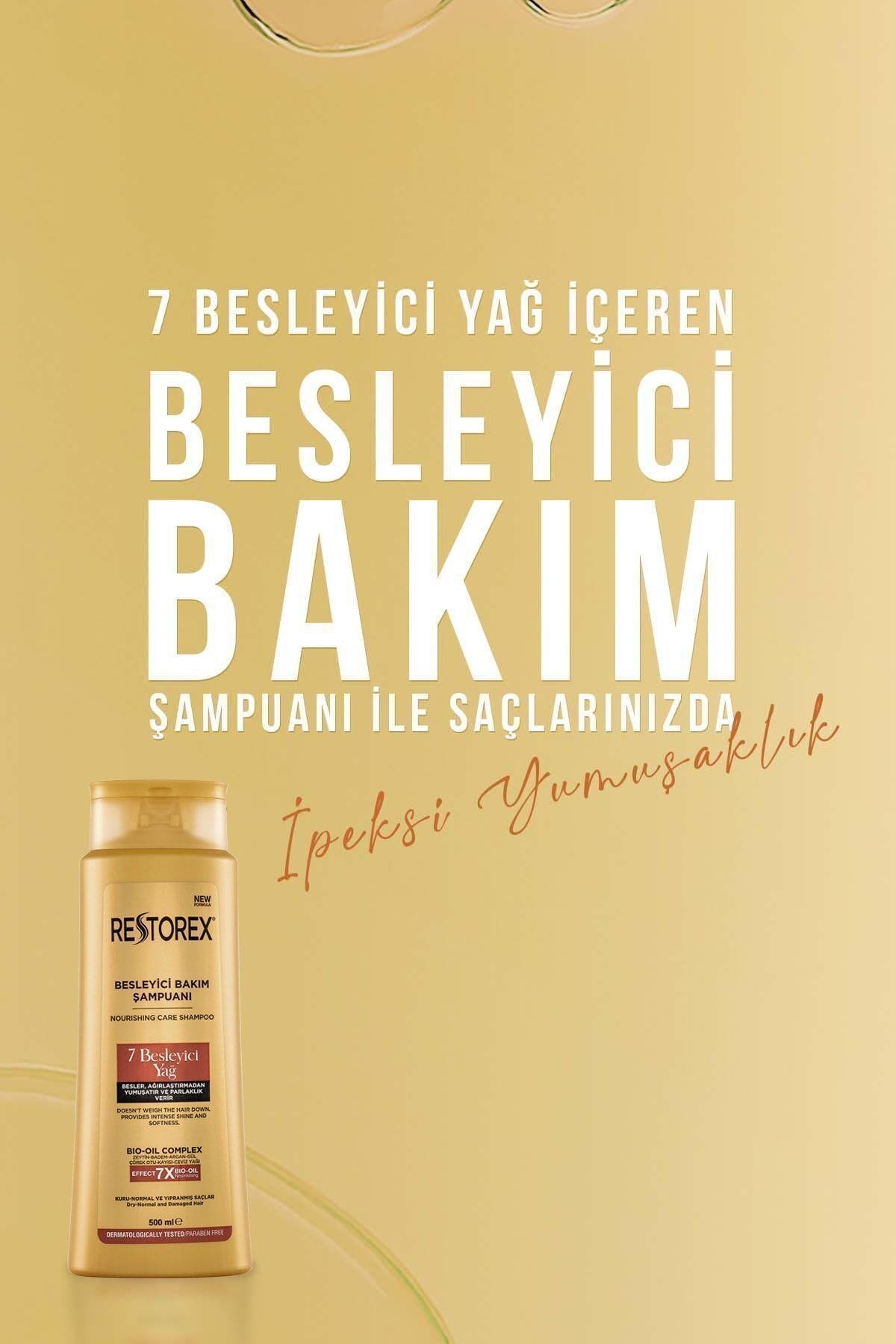 Restorex Bakım Şampuanı 7 Besleyici Yağ 500 ml