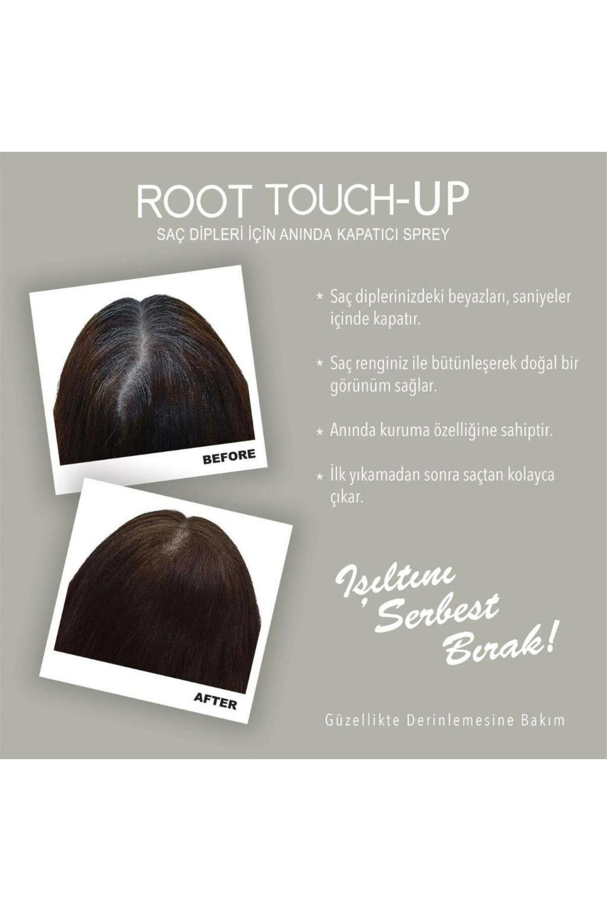 Root Touch-Up Neva Saç Dipleri Için Anında Kapatıcı Sprey 75 ml - Kumral