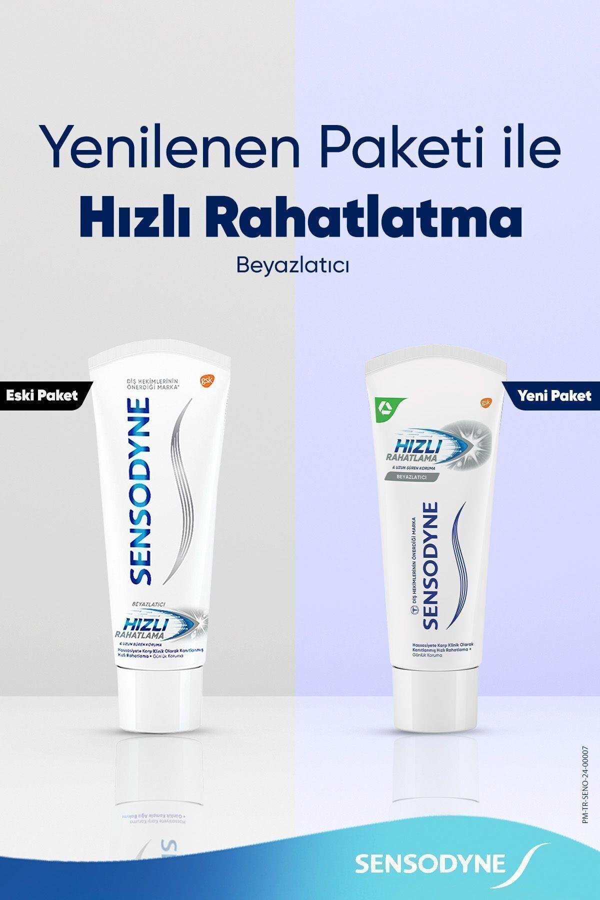 Sensodyne Hızlı Rahatlama Beyazlatıcı Diş Macunu 75ml