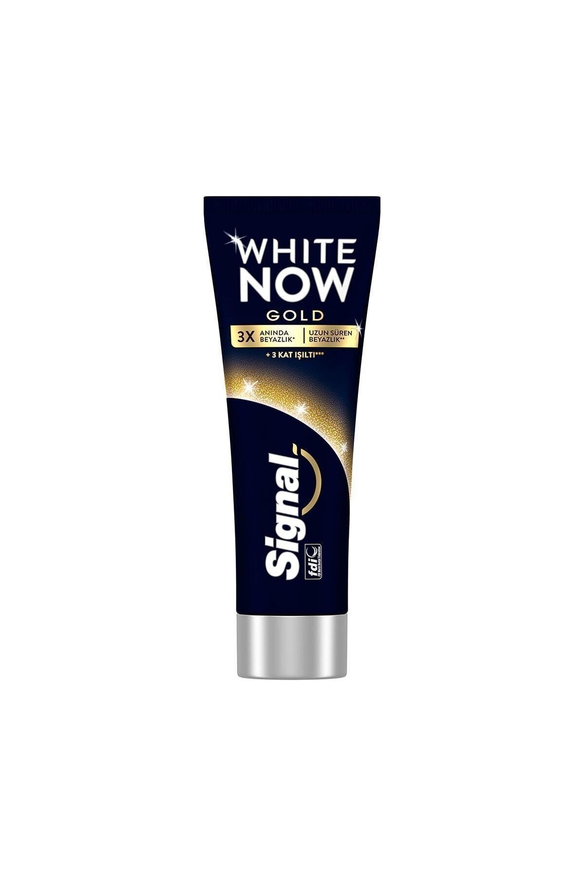 Signal Diş Macunu White Now Gold Anında 3 Kat Beyazlık 75 ml