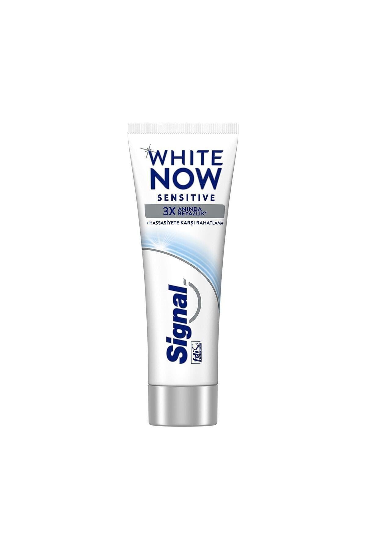 Signal Diş Macunu White Now Sensitive Anında 3 Kat Beyazlık 75 ML