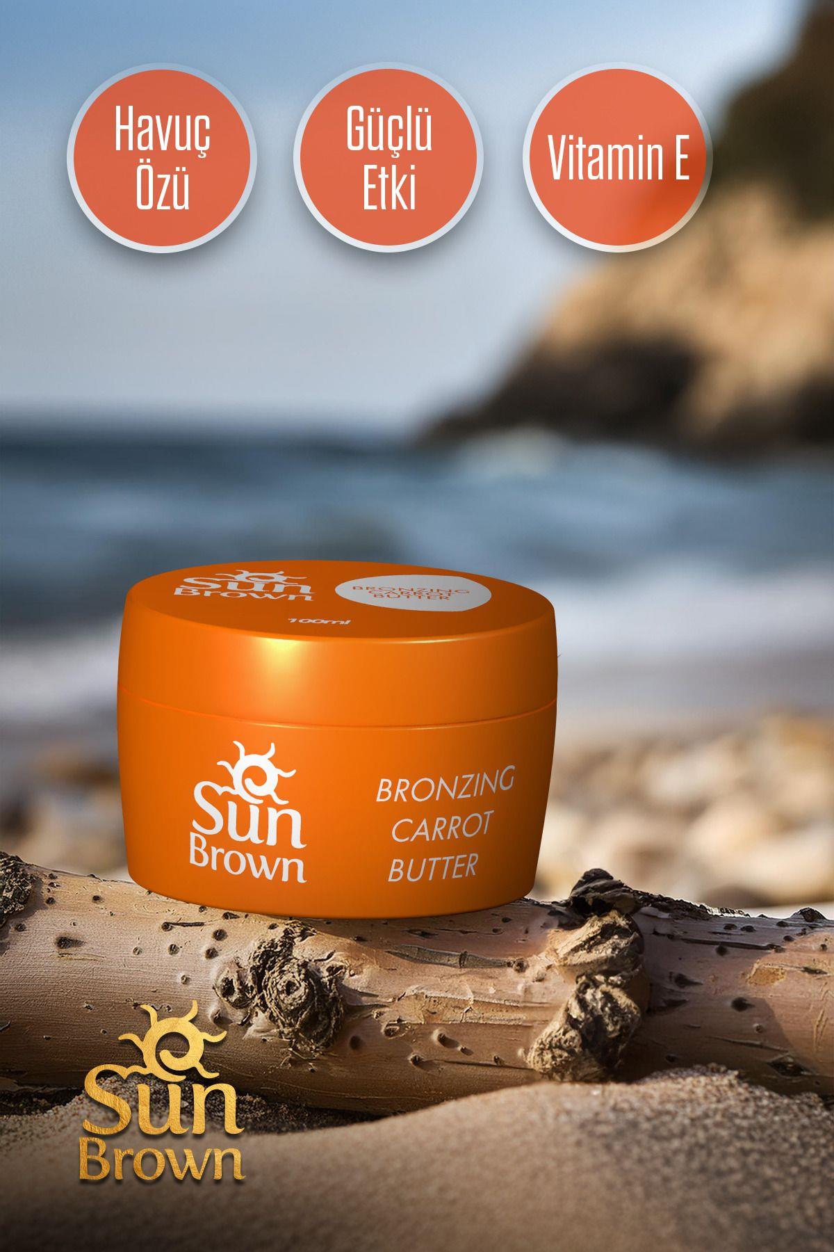 Sun Brown Carrot Butter Bronzlaştırıcı Krem 100 ml
