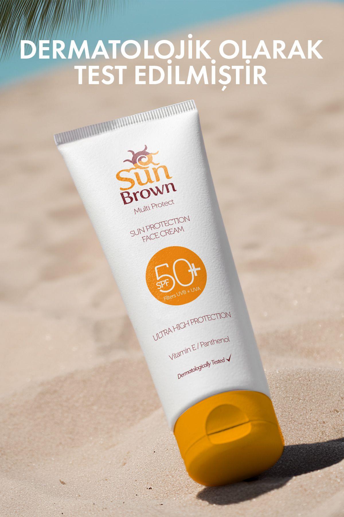Sun Brown Güneş Koruyucu Yüz Kremi Spf50 75 ml
