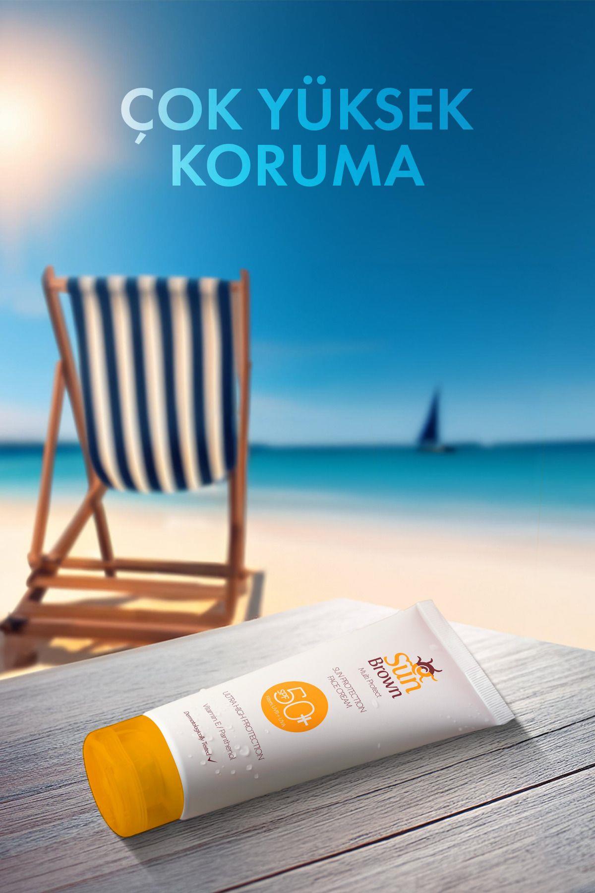 Sun Brown Güneş Koruyucu Yüz Kremi Spf50 75 ml