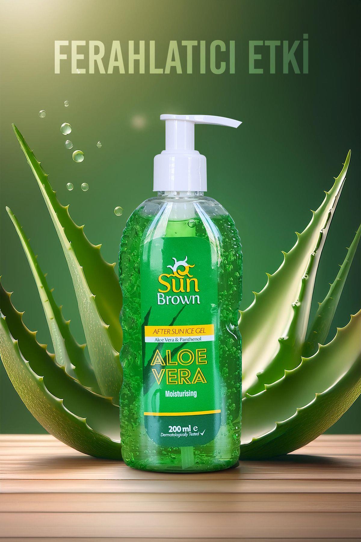 Sun Brown Güneş Sonrası Serinletici Aloe Vera Jel 200 ml
