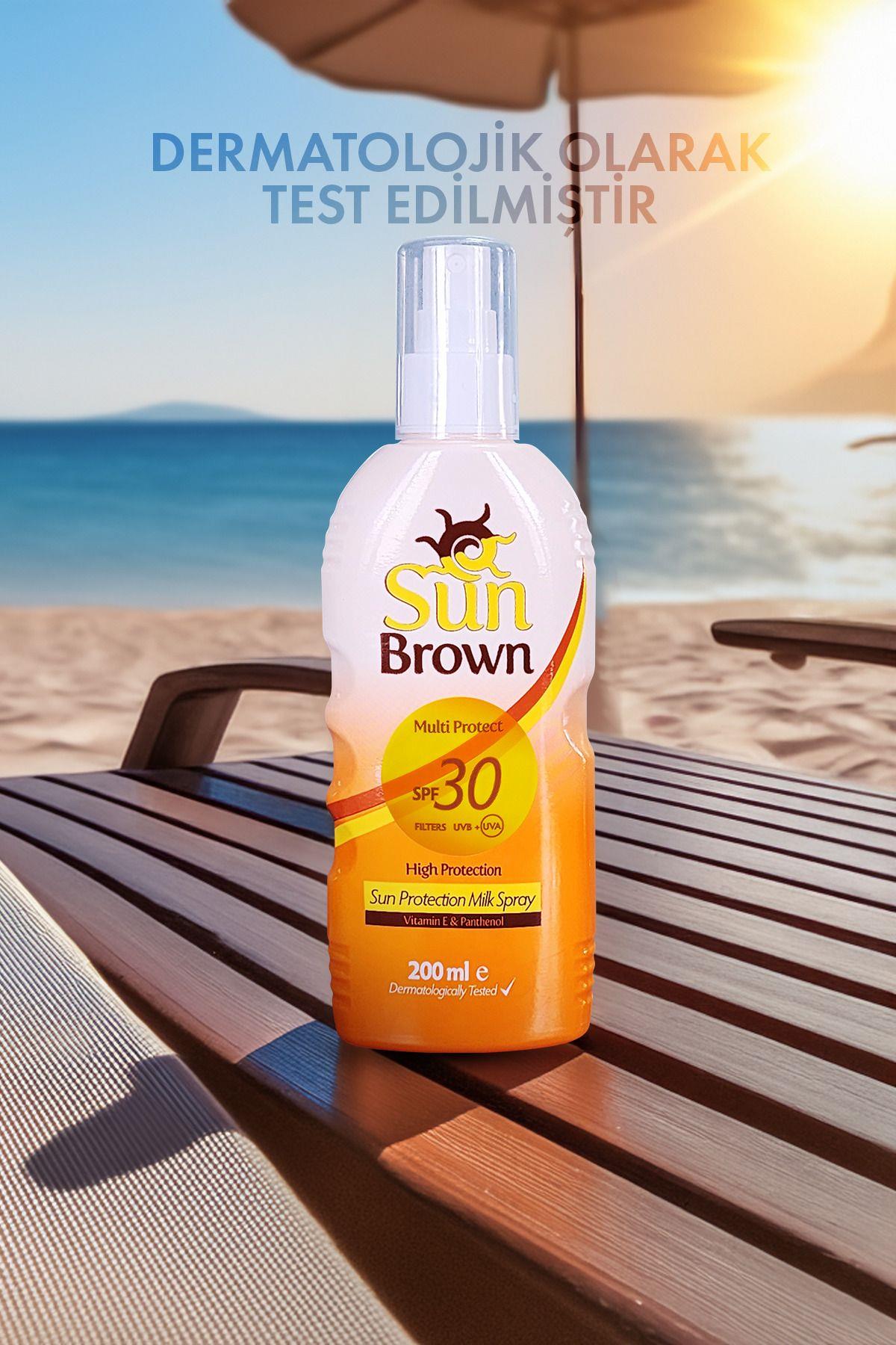 Sun Brown Güneşten Koruyucu Süt (SPREY) Spf 30 200 ml