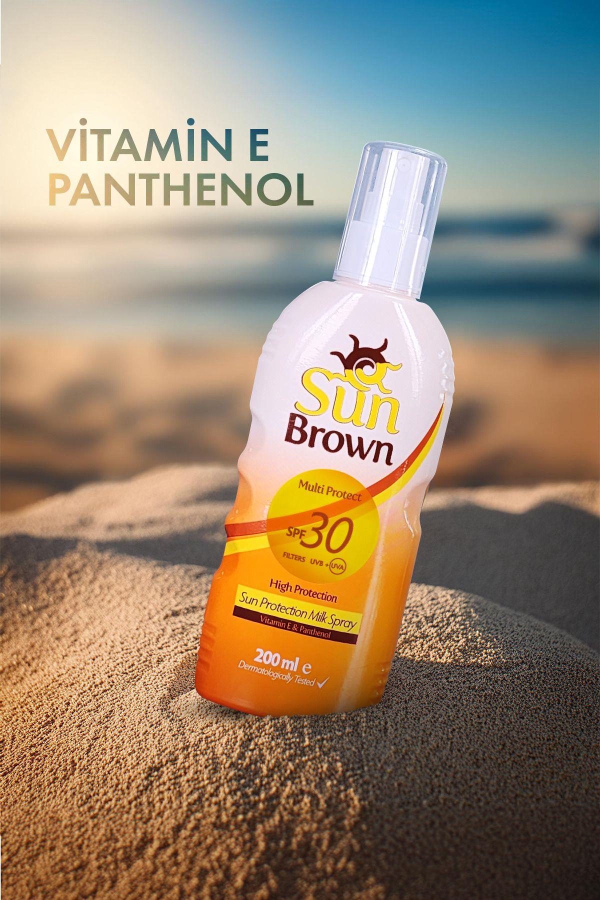 Sun Brown Güneşten Koruyucu Süt (SPREY) Spf 30 200 ml