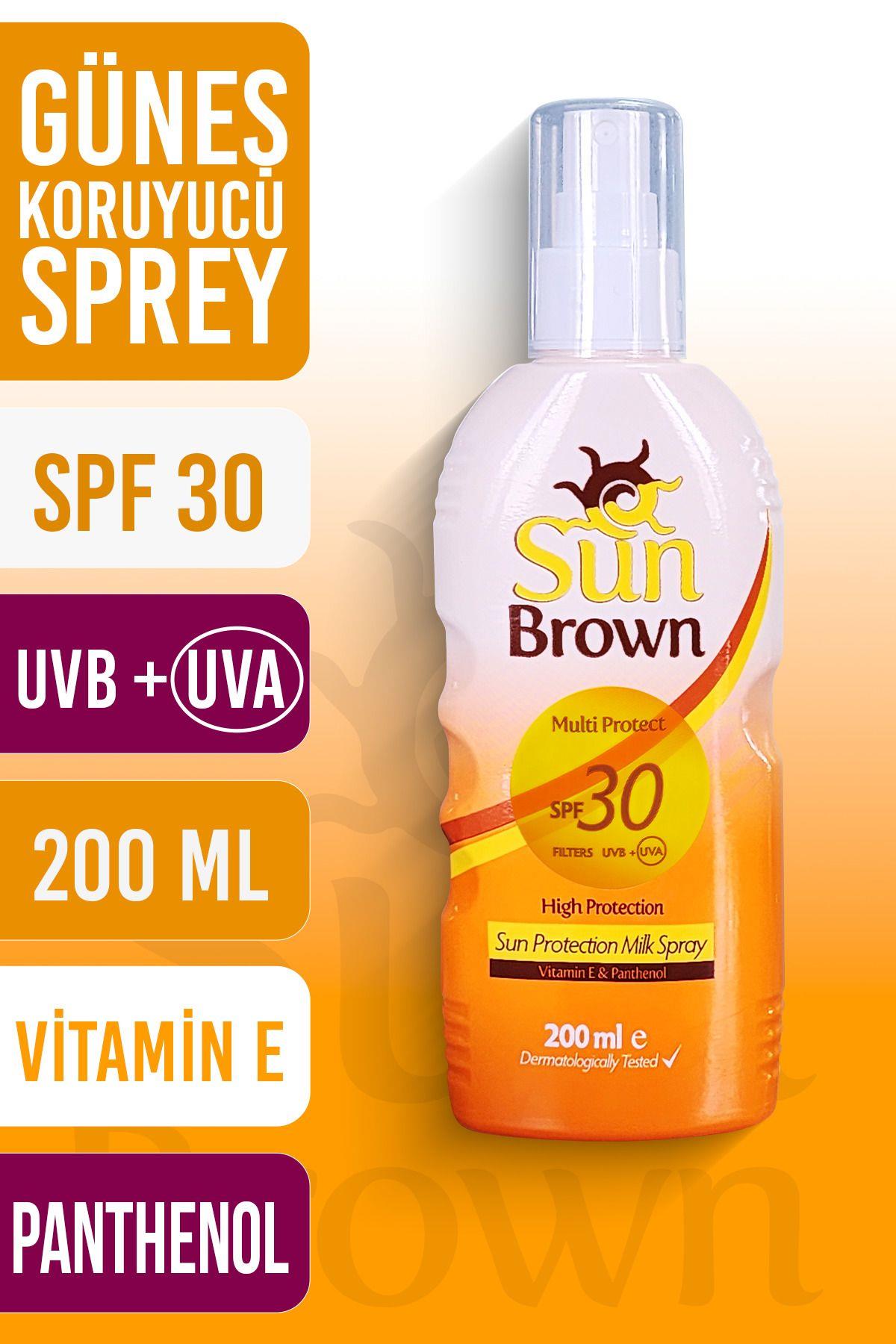 Sun Brown Güneşten Koruyucu Süt (SPREY) Spf 30 200 ml