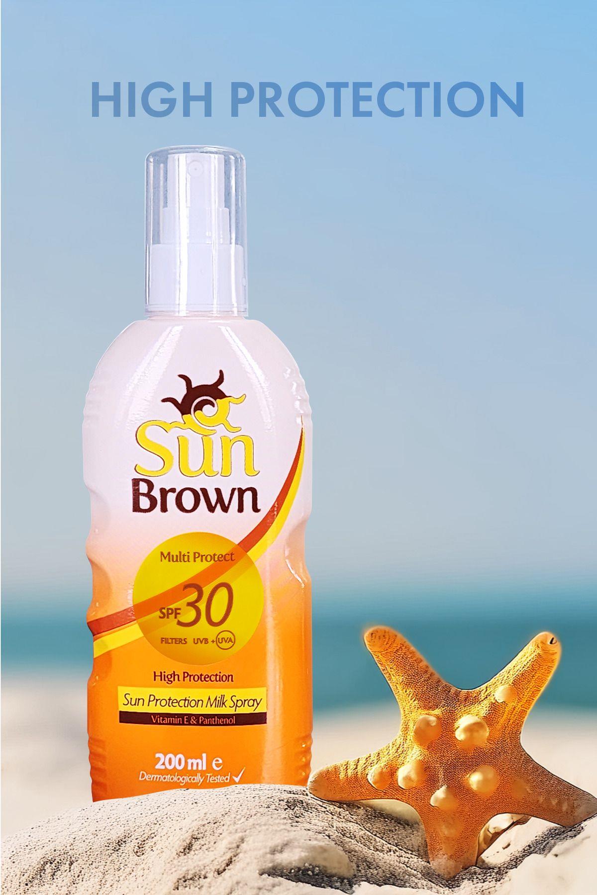 Sun Brown Güneşten Koruyucu Süt (SPREY) Spf 30 200 ml