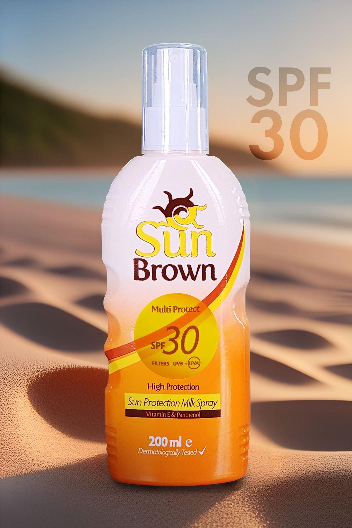 Sun Brown Güneşten Koruyucu Süt (SPREY) Spf 30 200 ml