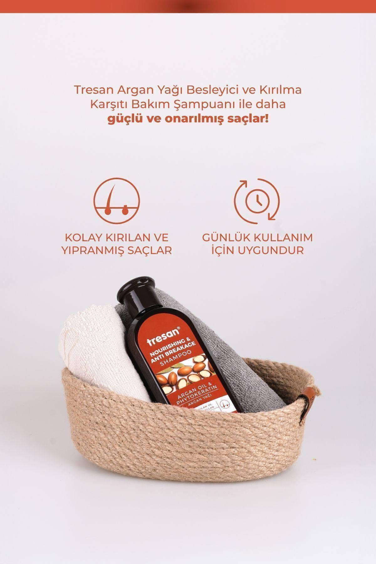 Tresan Argan Yağı Besleyici Ve Kırılma Karşıtı Bakım Şampuanı 300 ml