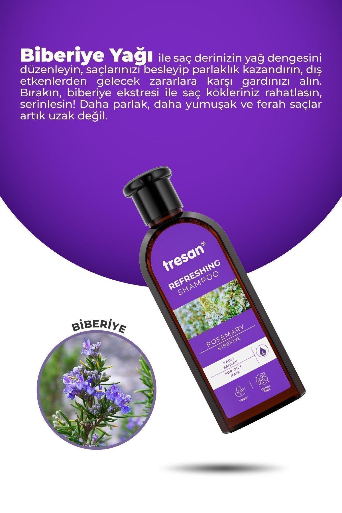 Tresan Biberiye Canlandırıcı Bakım Şampuanı 300 ml