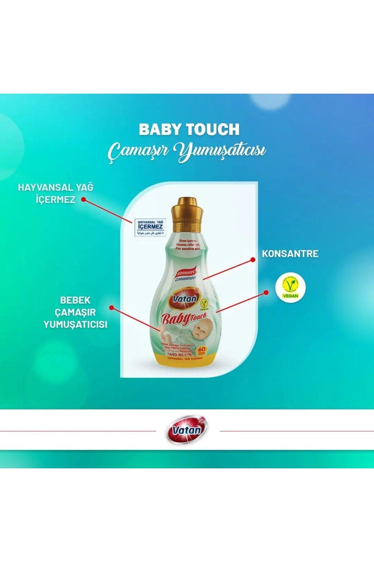 Vatan Baby Touch Konsantre Çamaşır Yumuşatıcı 1440ml