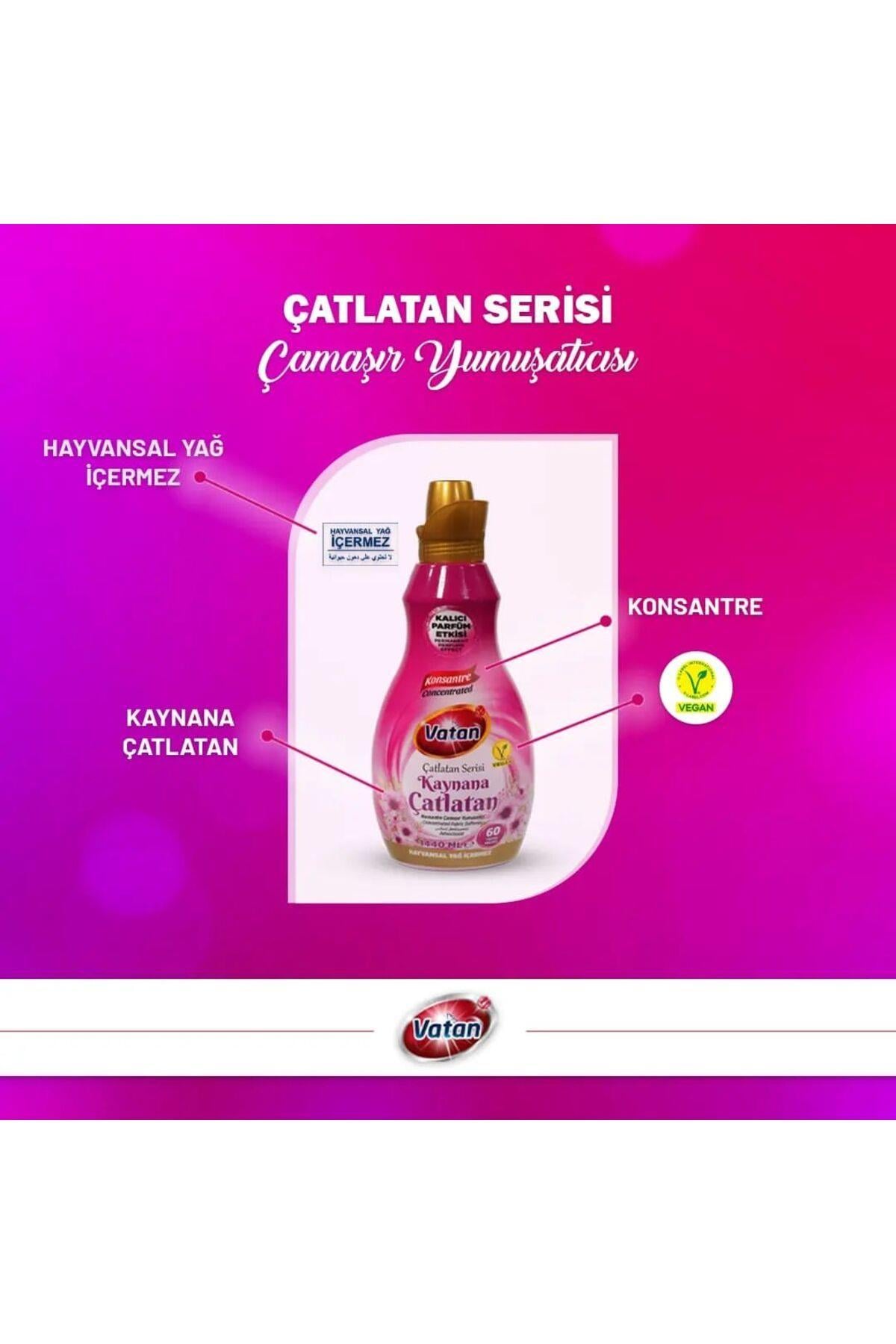 Vatan Kaynana Çatlatan Konsantre Çamaşır Yumuşatıcı 1440ml