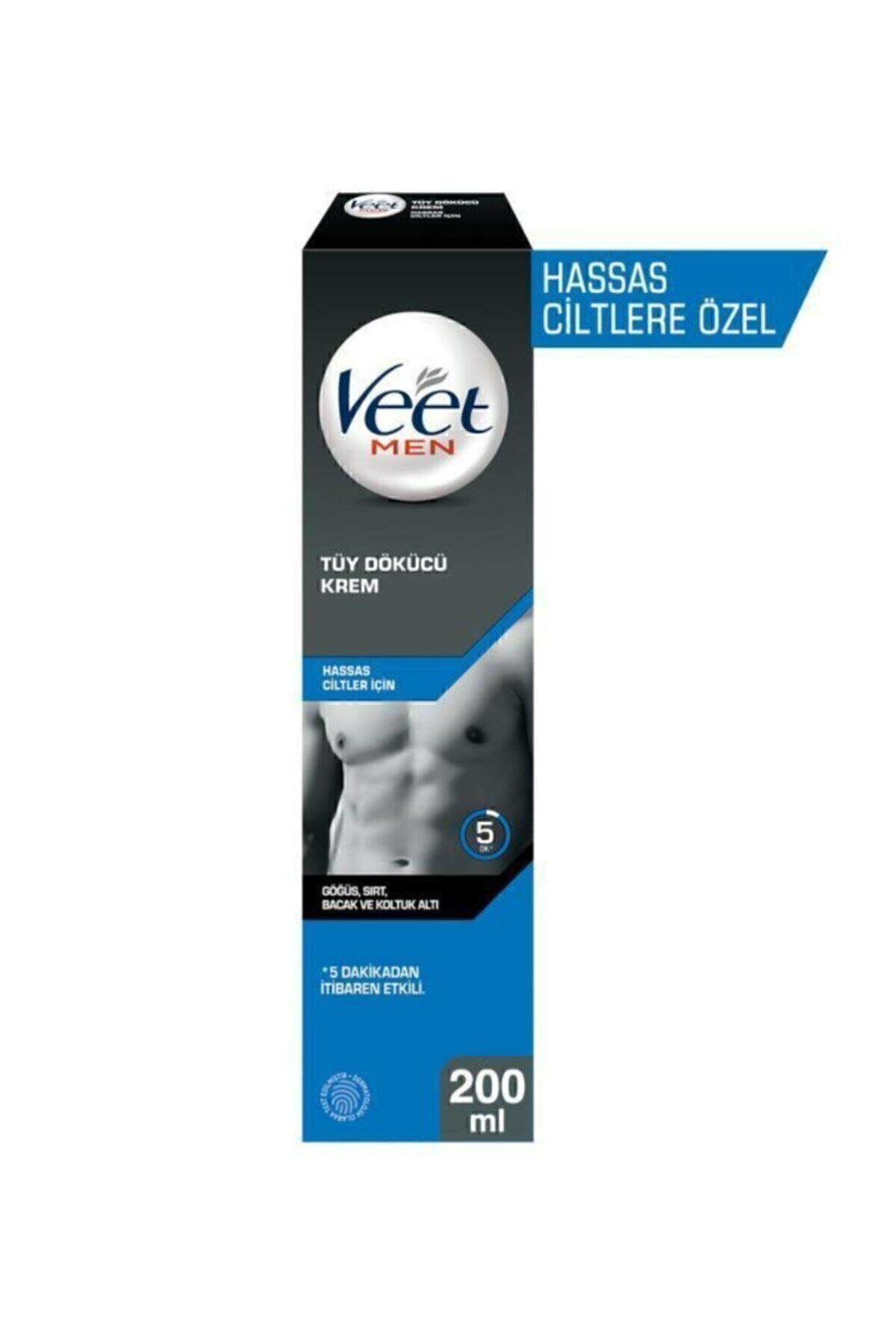 Veet Men Erkeklere Özel Tüy Dökücü Krem Hassas Ciltler 200 ml