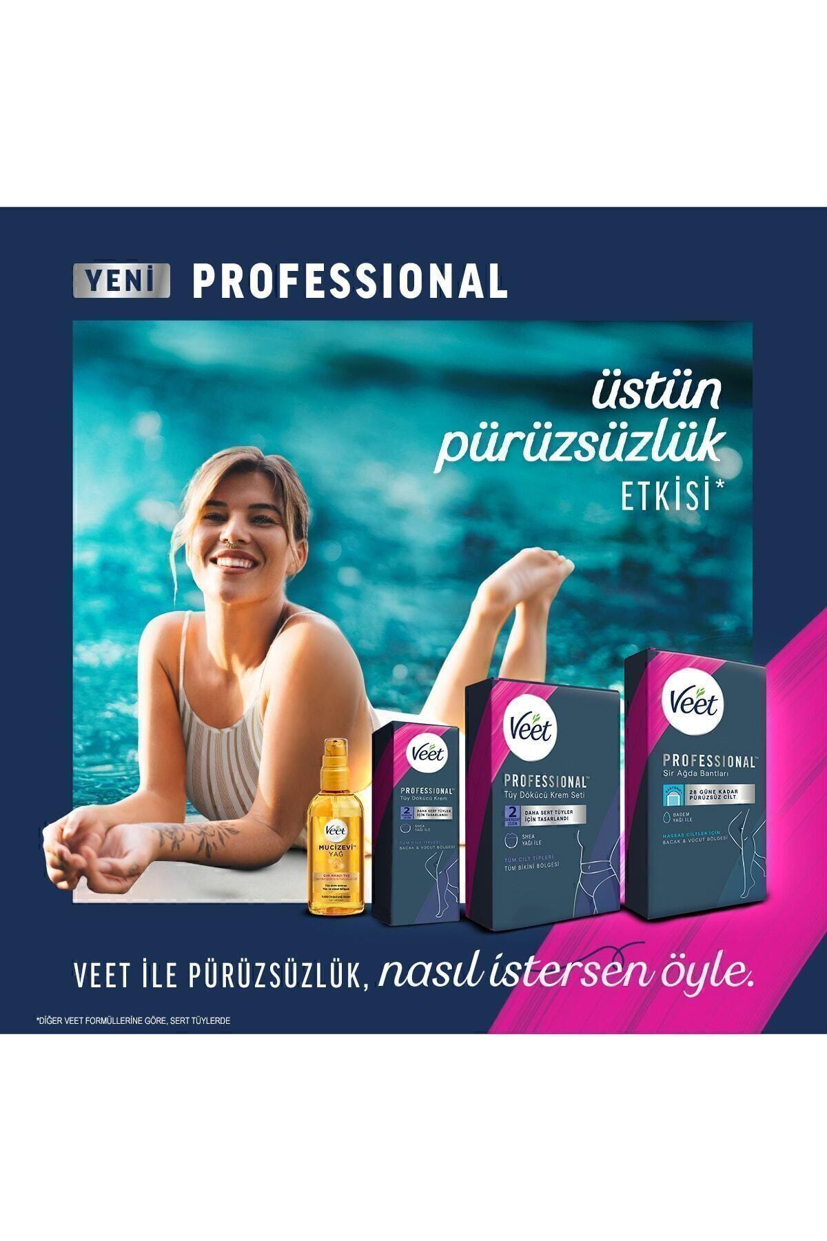 Veet Professional Yüze Özel Sir Ağda Bandı Hassas Ciltler İçin 20'li