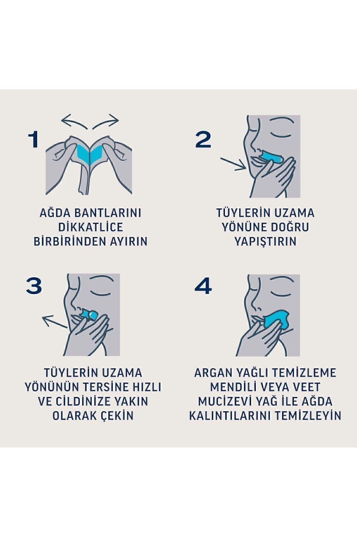 Veet Professional Yüze Özel Sir Ağda Bandı Hassas Ciltler İçin 20'li